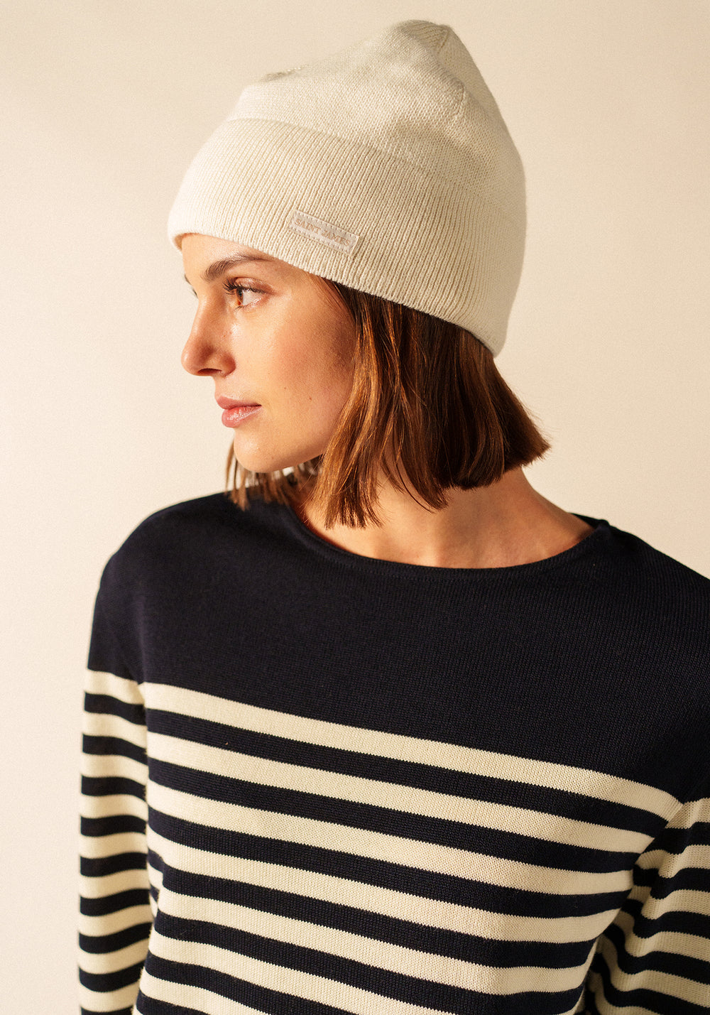 Clerval Solid Beanie – fleece lined (ECUME)