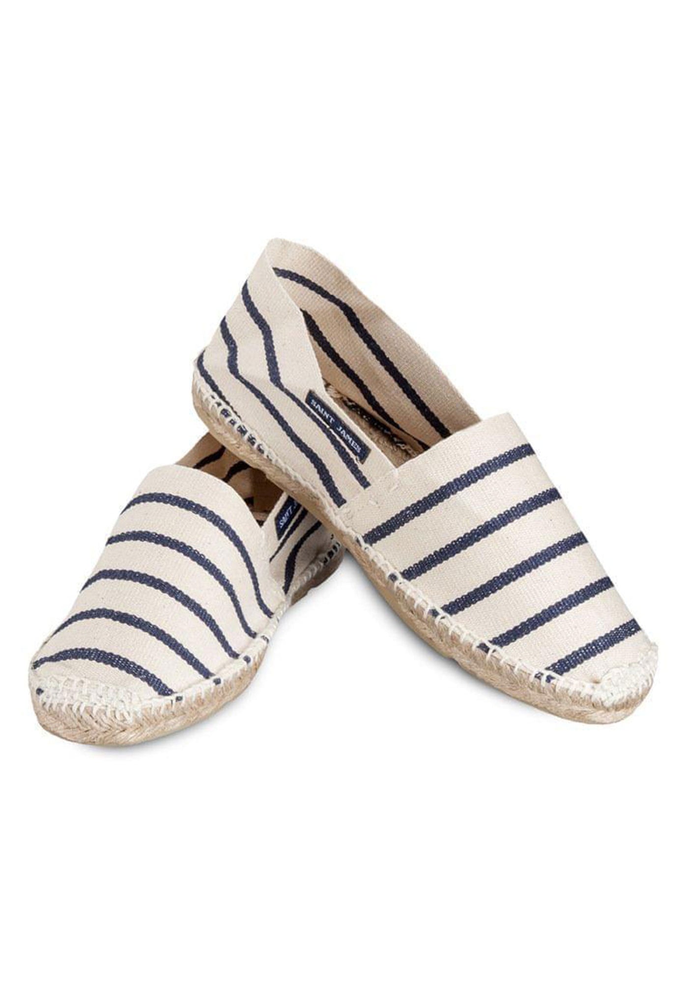 Striped espadrilles (BLANC/MARINE)