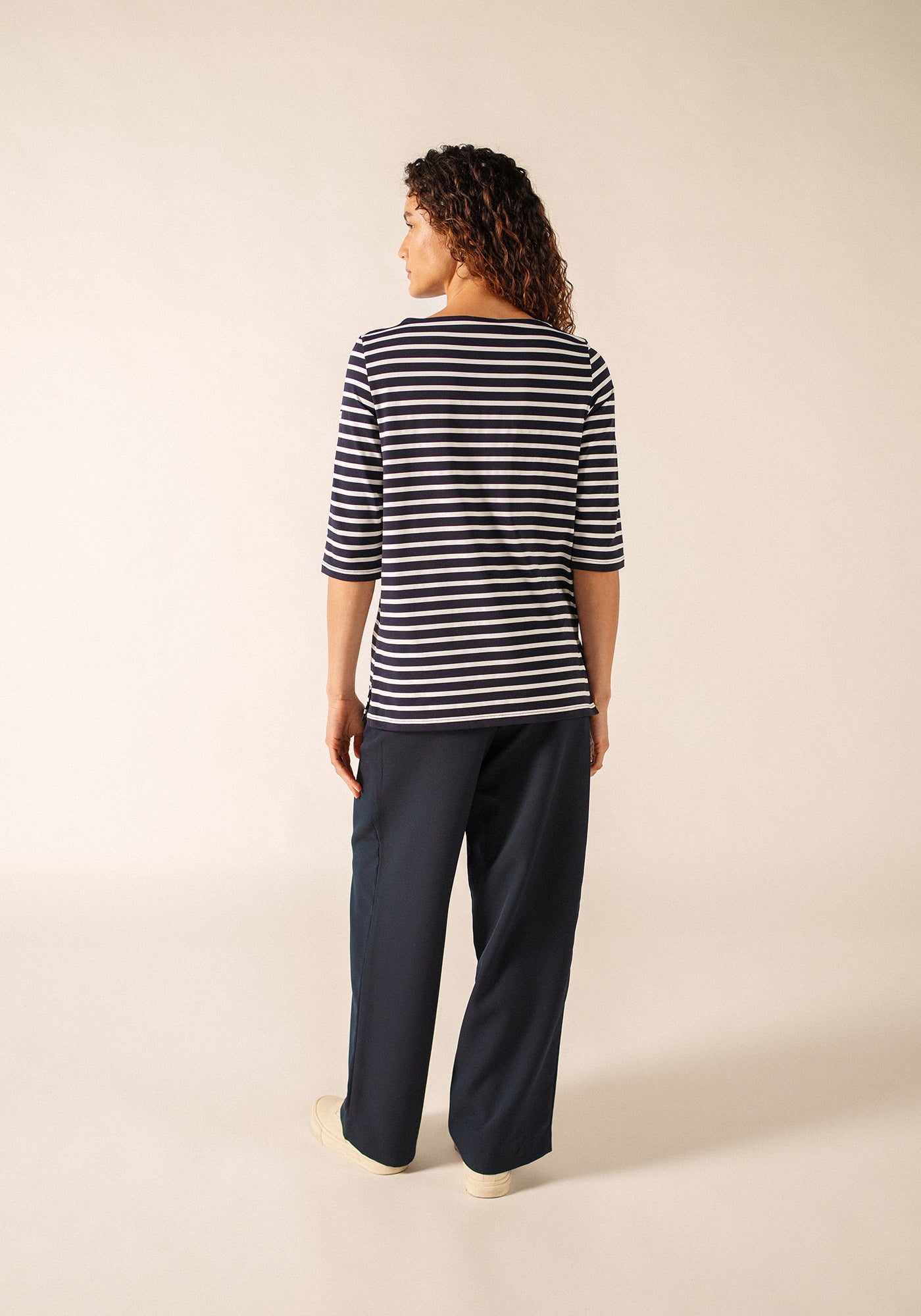 Phare Breton shirt (NAVY/NEIGE)