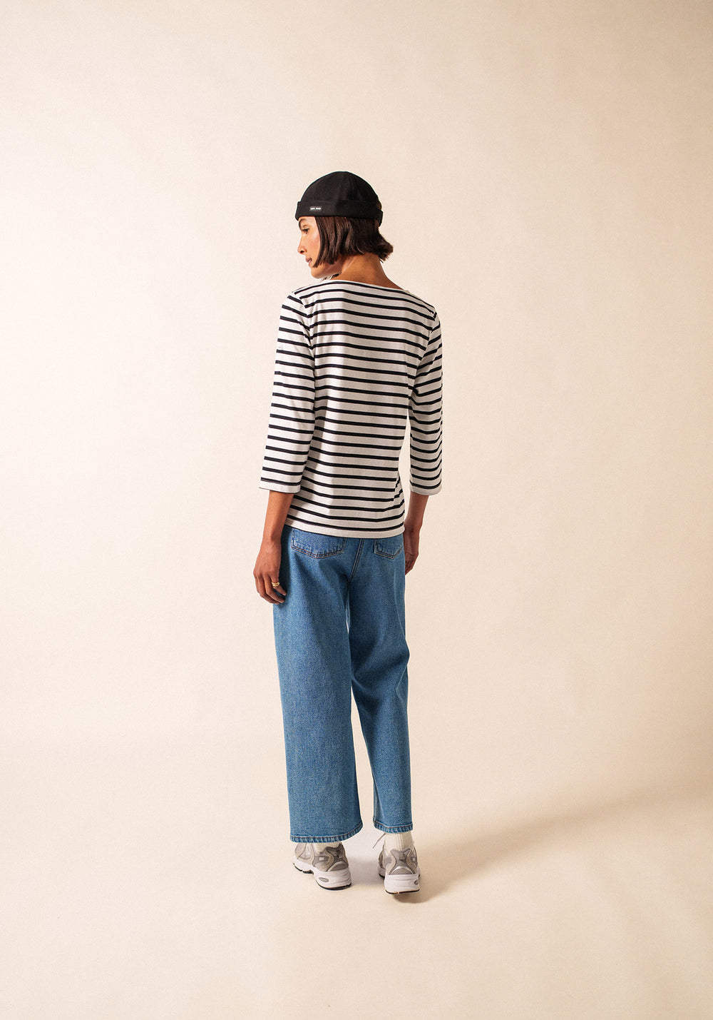 Galathée Breton shirt (NEIGE/NOIR)