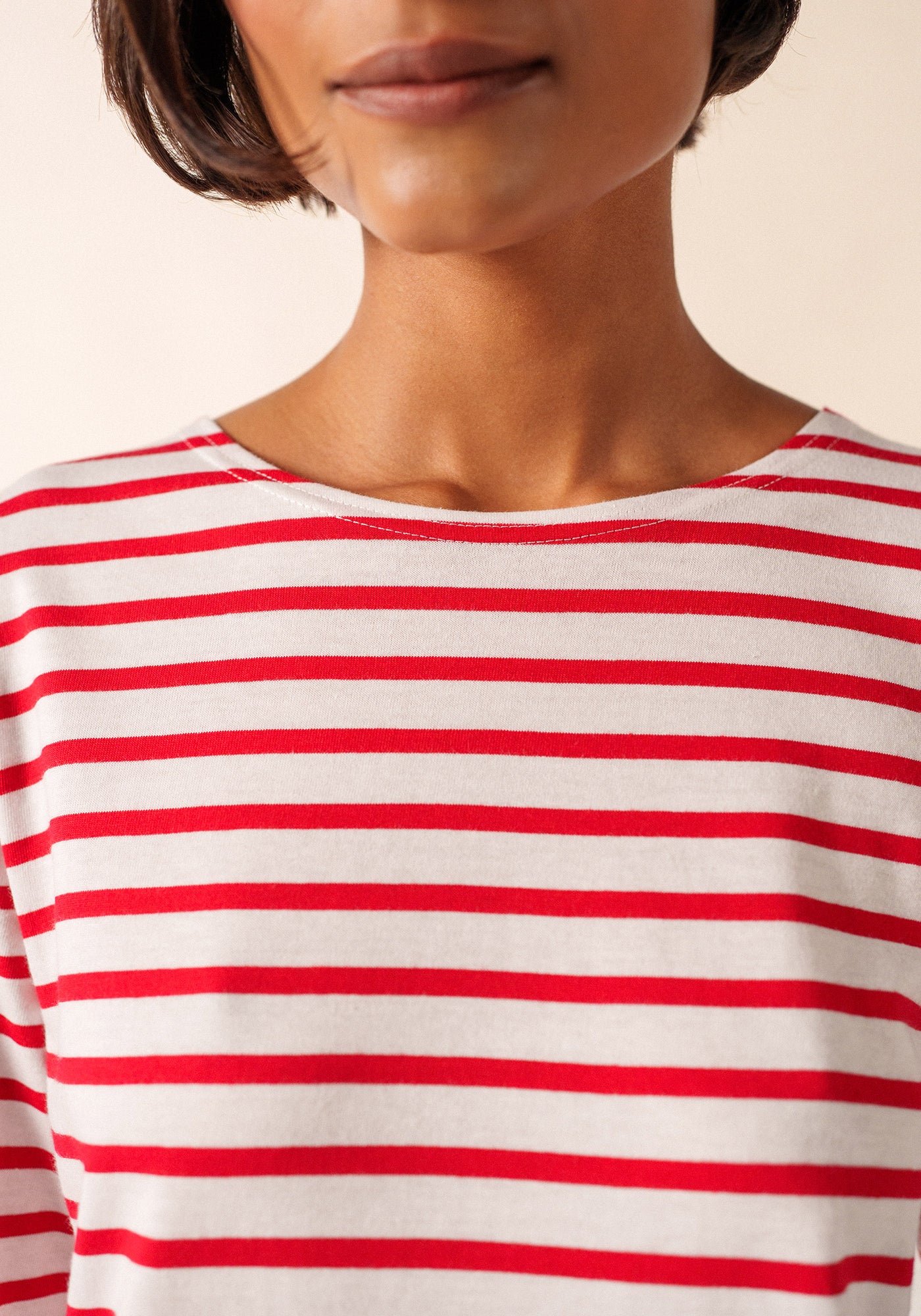Galathée Breton shirt (NEIGE/TULIPE)