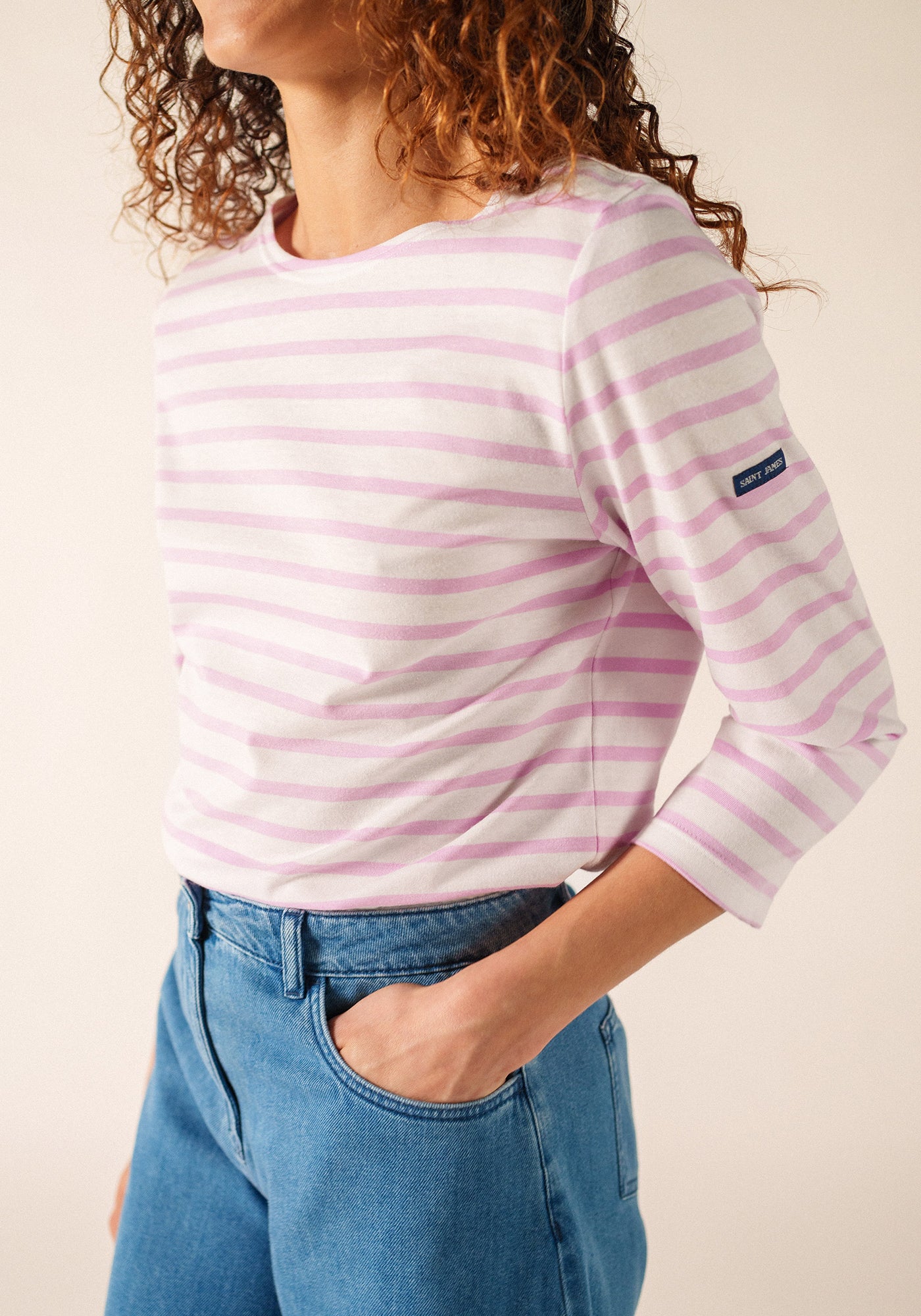 Galathée Breton shirt (NEIGE/NACRE)