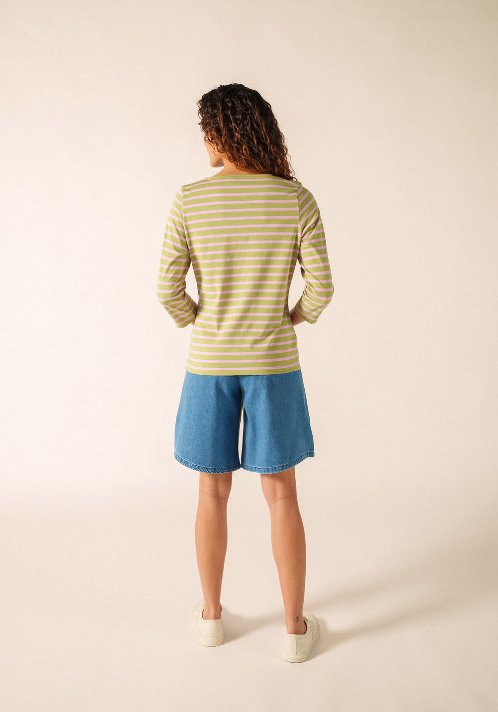 Galathée Breton shirt (OIL/NACRE)