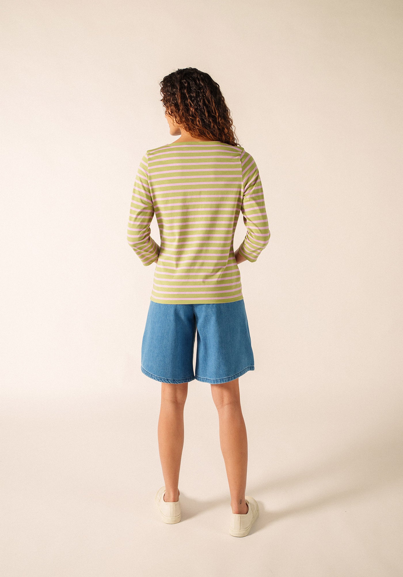 Galathée Breton shirt (OIL/NACRE)