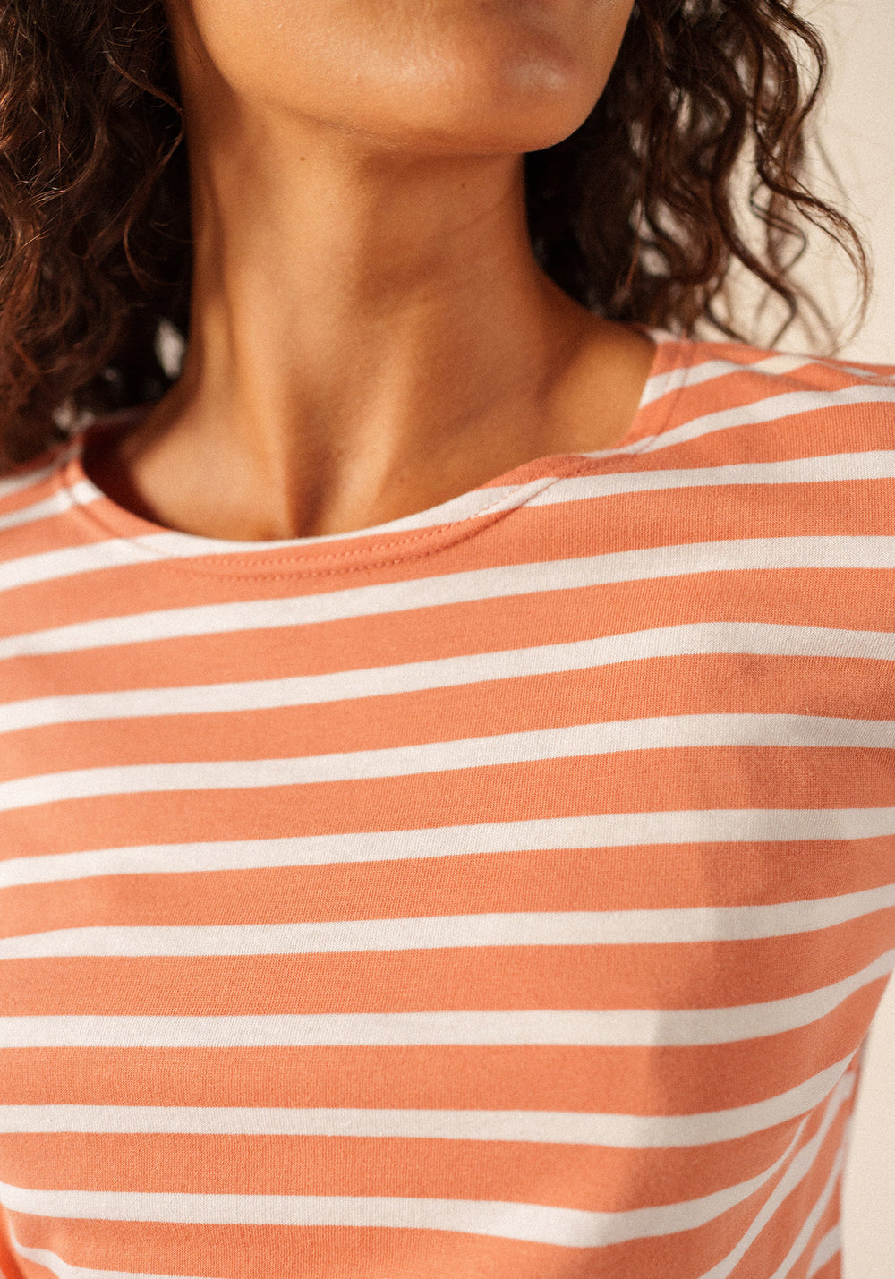 Galathée Breton shirt (ARGILE/NEIGE)