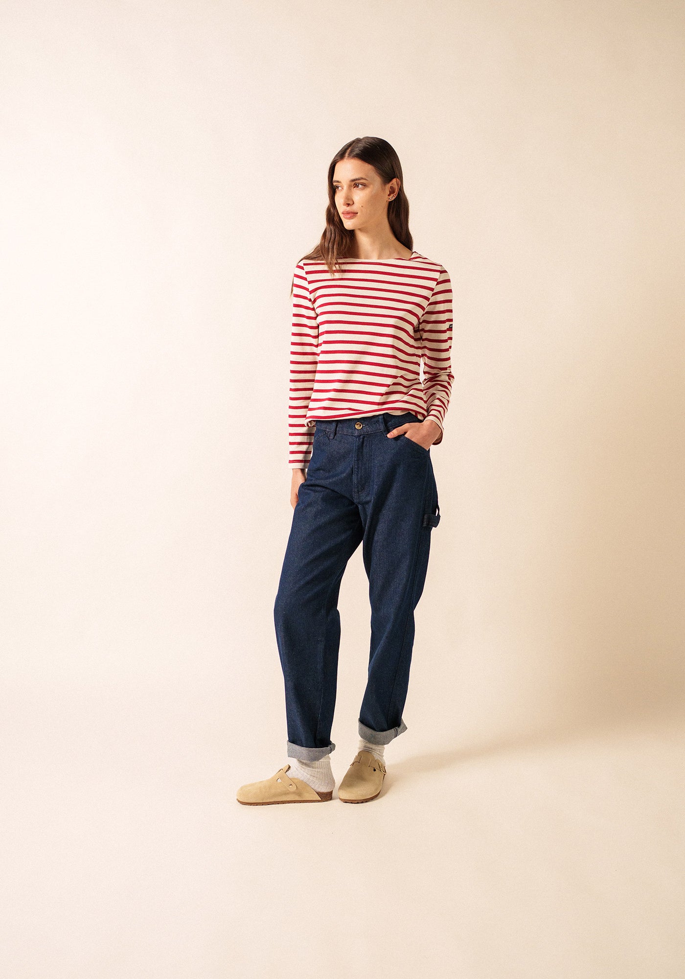 Méridame Breton shirt (ECRU/PERSAN)