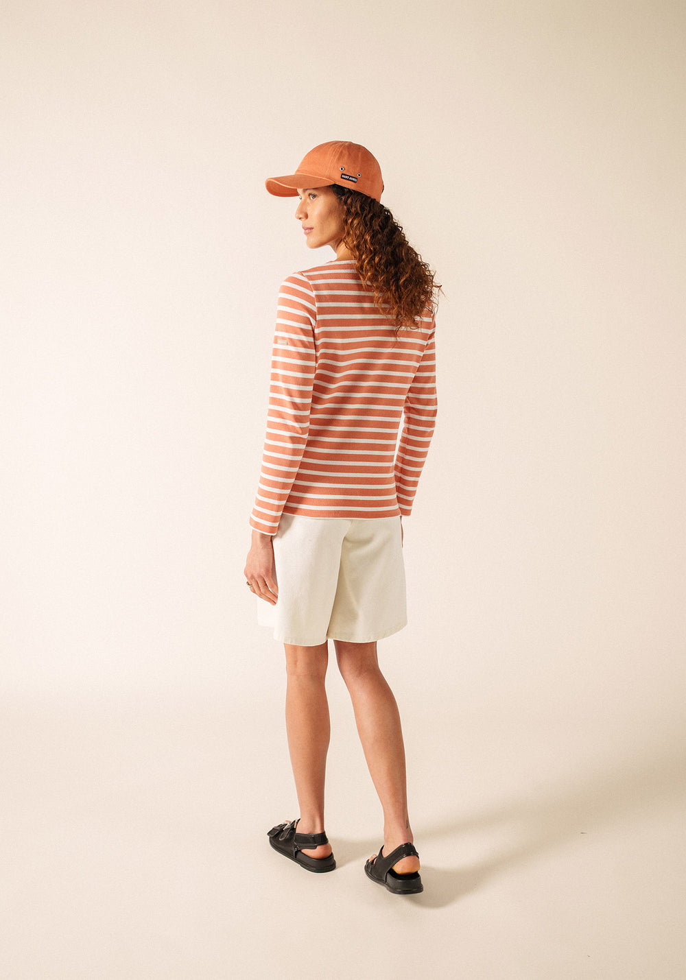 Méridame Breton shirt (ARGILE/NEIGE)