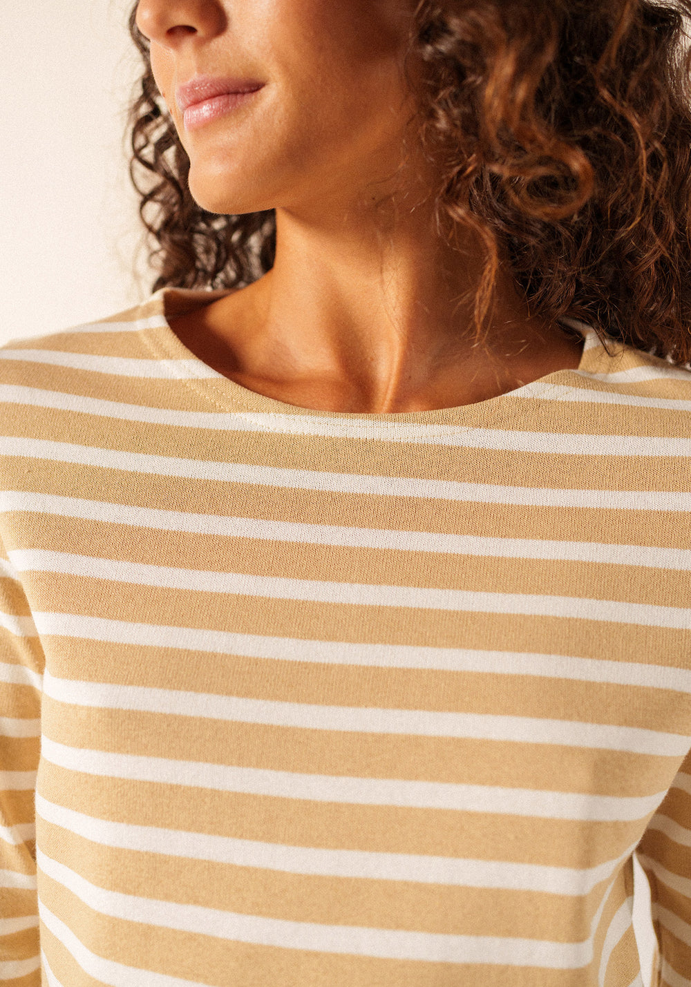 Méridame Breton shirt (TOILE/NEIGE)