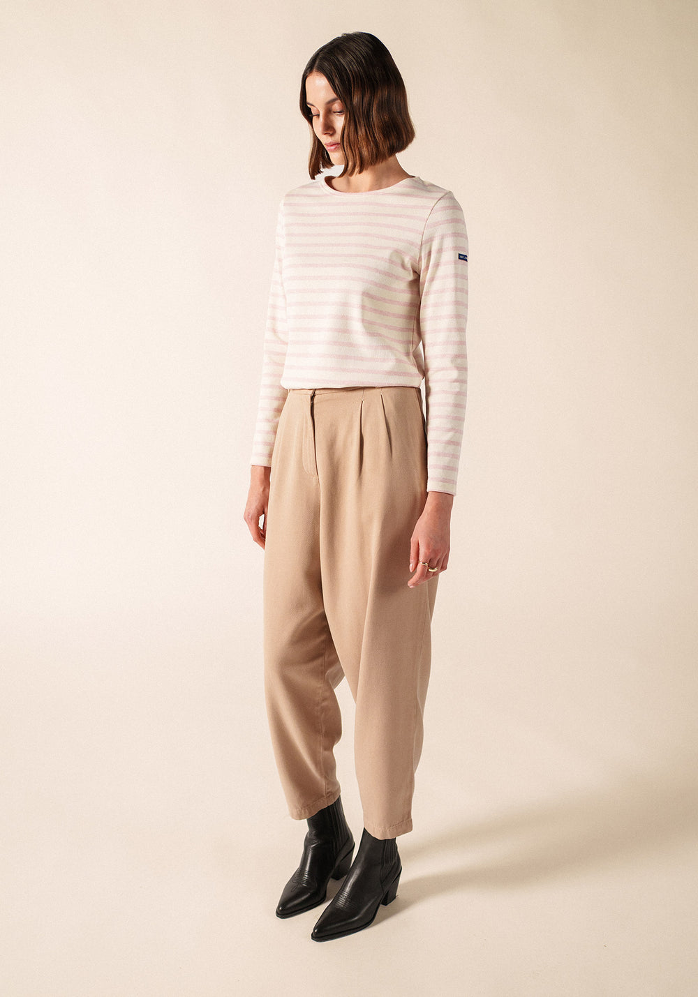 Méridame Breton shirt (ECRU/AUSTRAL)