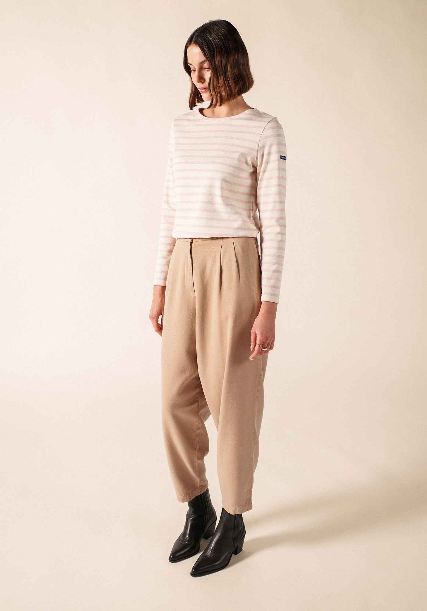 Méridame Breton shirt (ECRU/AUSTRAL)