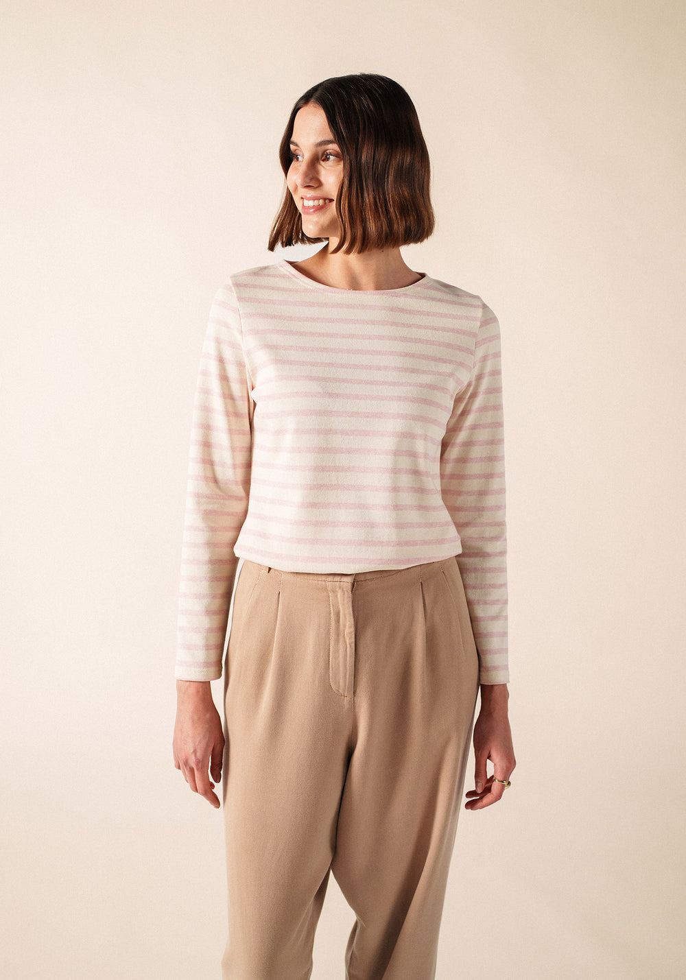 Méridame Breton shirt (ECRU/AUSTRAL)