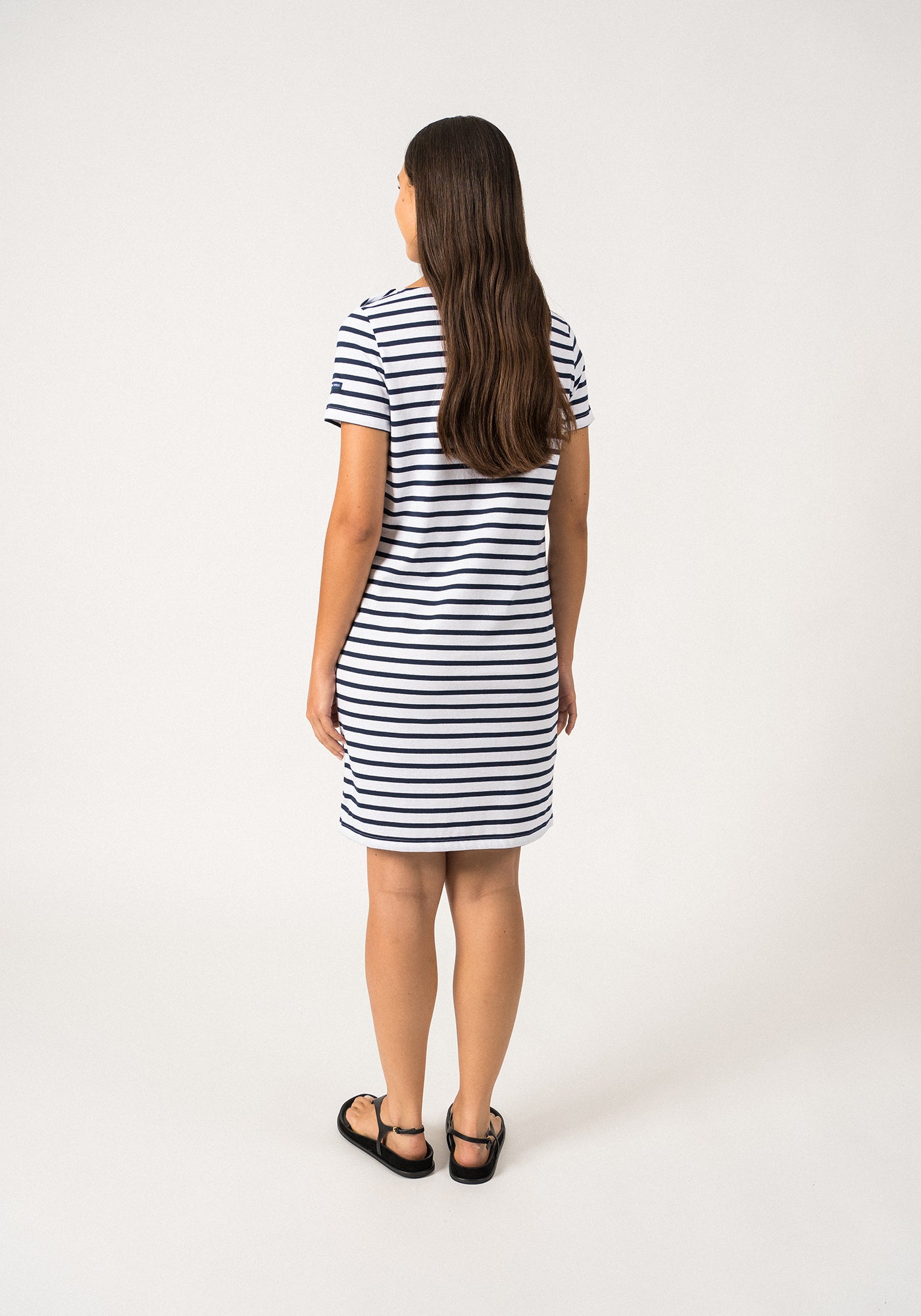 Villefranche dress (NEIGE/MARINE)