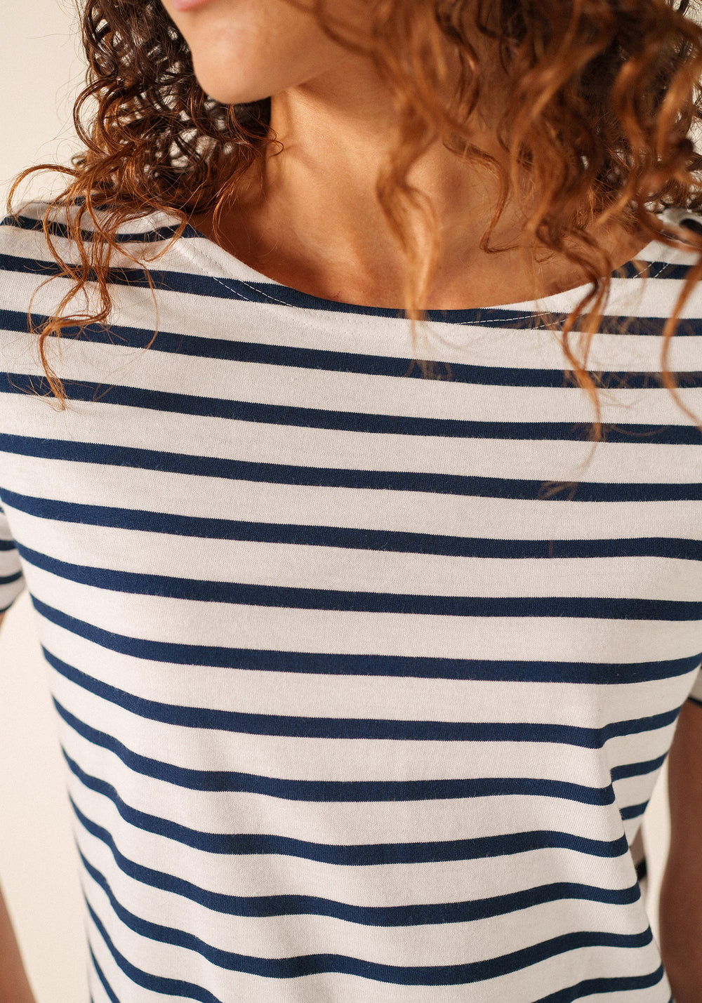 Villefranche dress (NEIGE/MARINE)