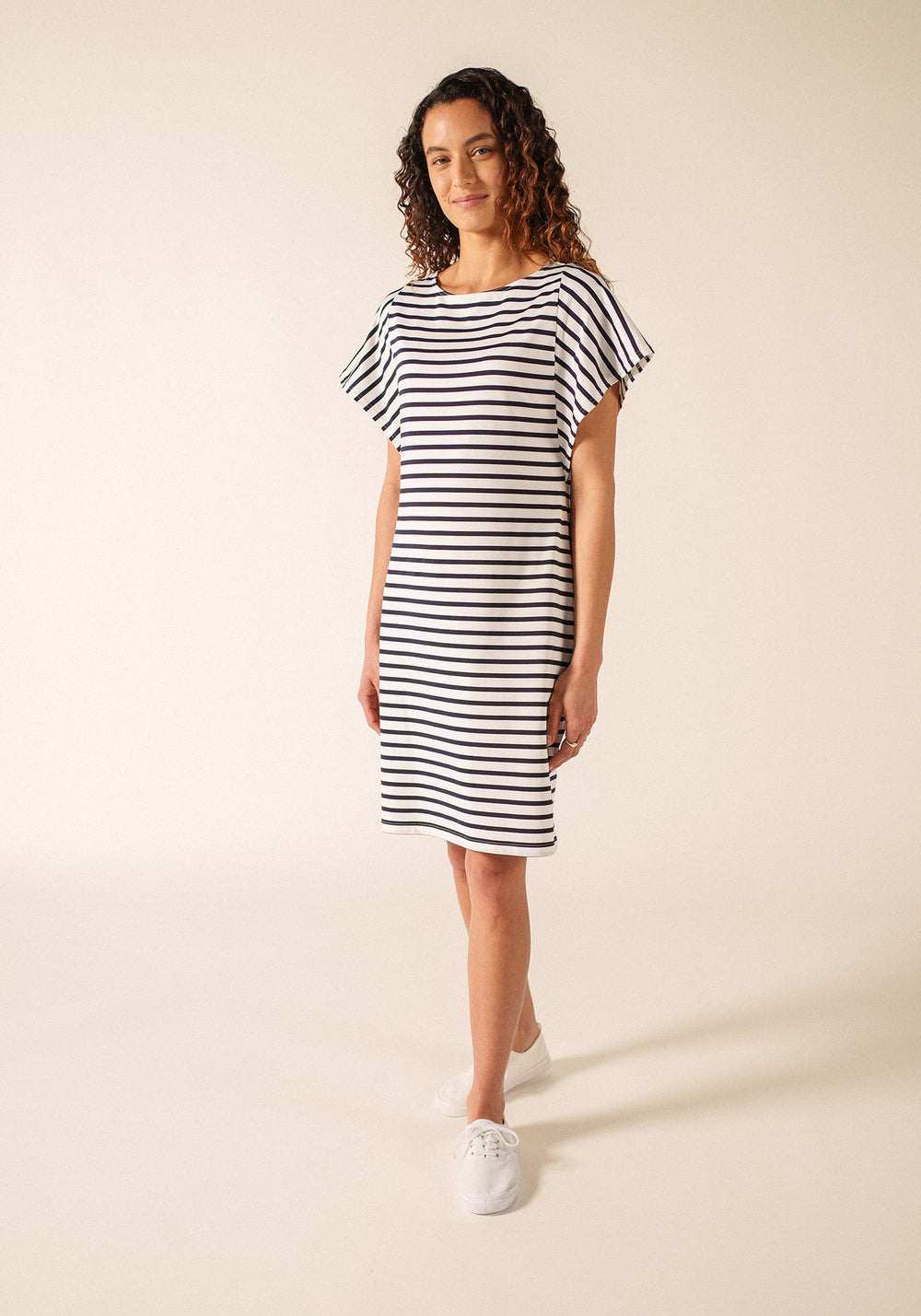 Cassis dress (NEIGE/NAVY)
