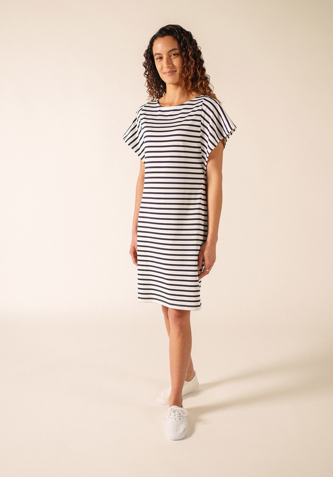 Cassis dress (NEIGE/NAVY)