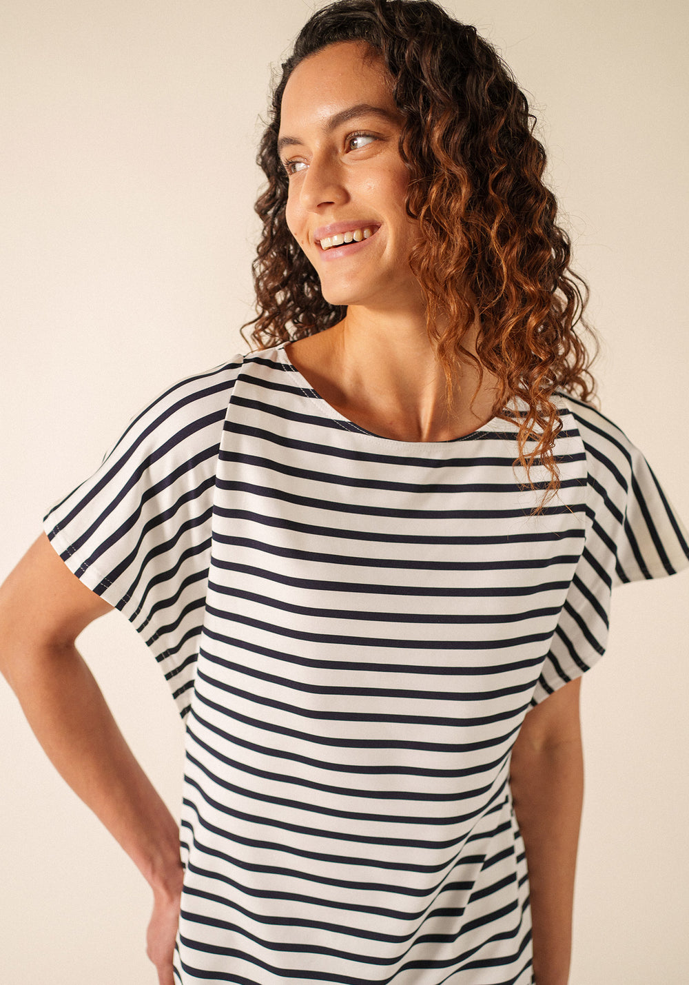 Cassis dress (NEIGE/NAVY)