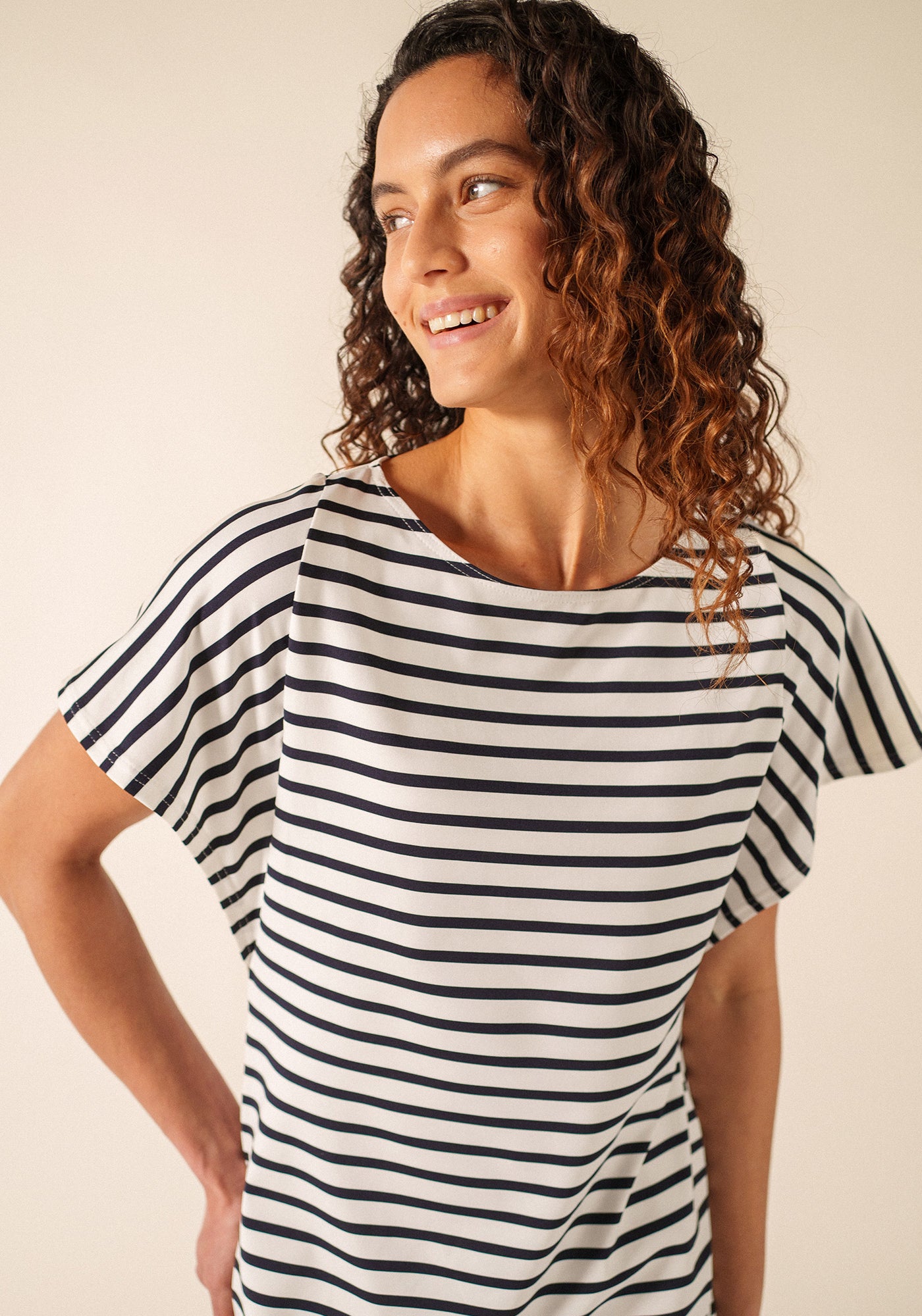 Cassis dress (NEIGE/NAVY)