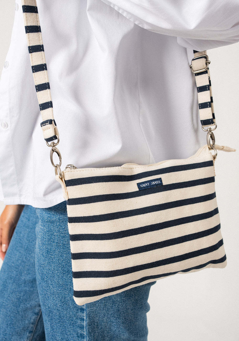 Méridien pouch (ECRU/MARINE)