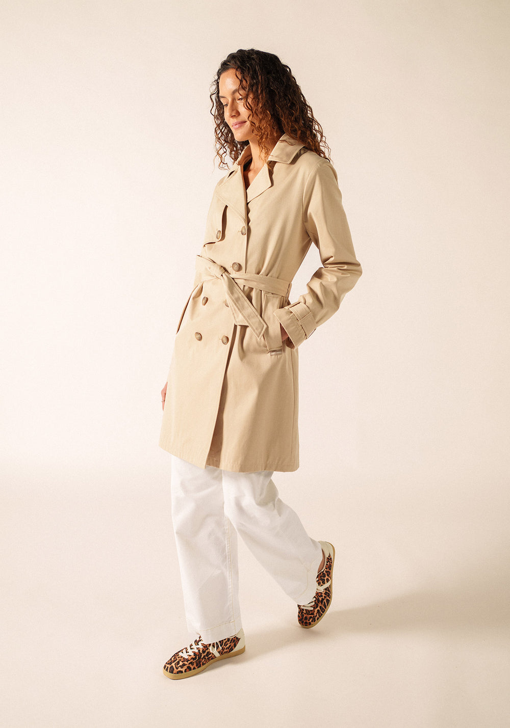 Ste Honorine trench coat (BEIGE)