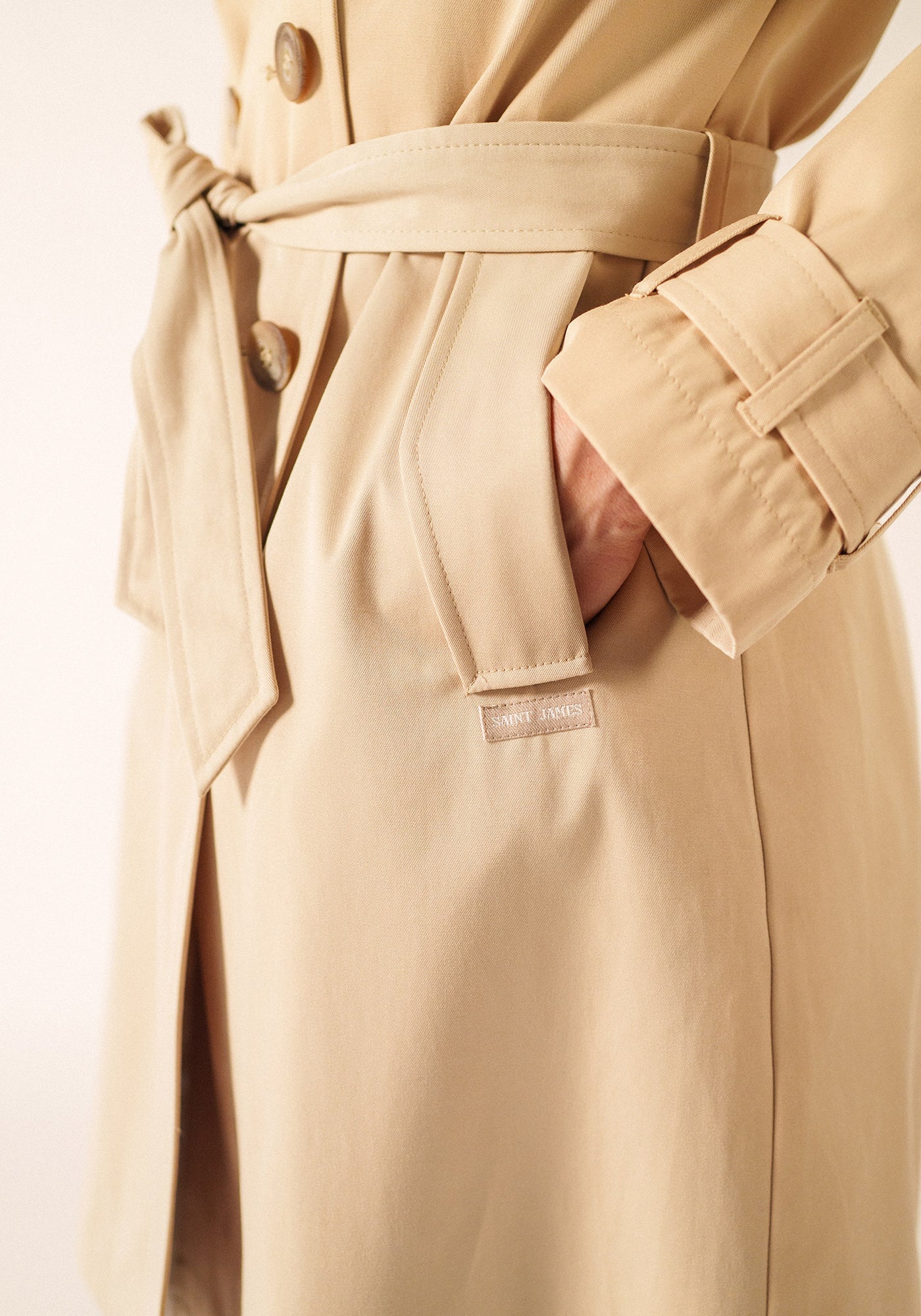 Ste Honorine trench coat (BEIGE)