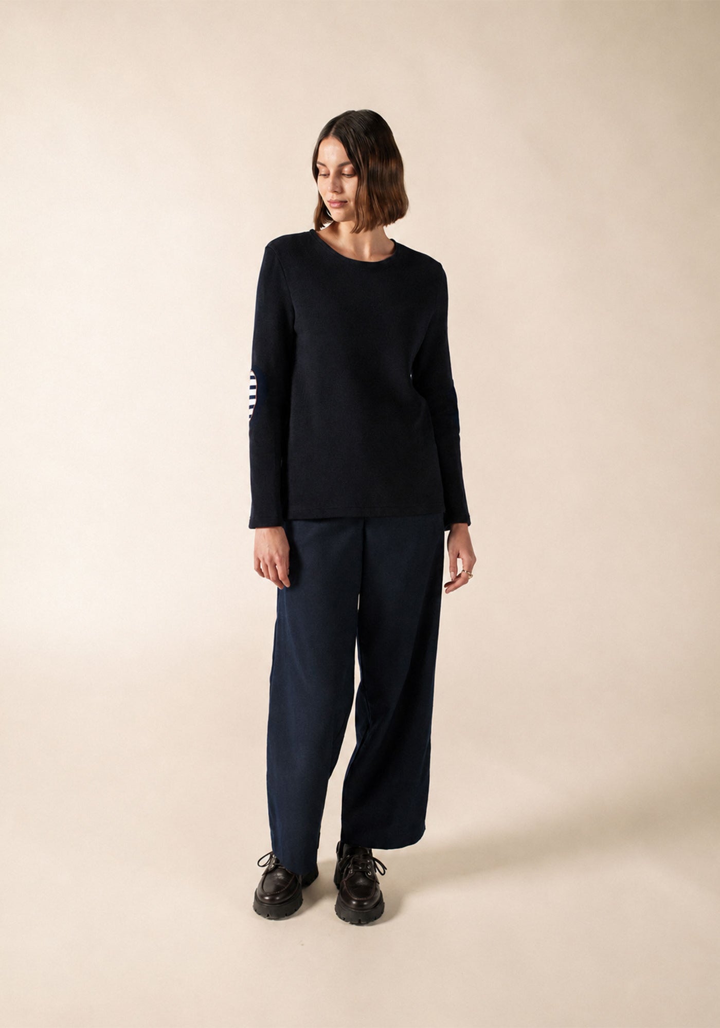 Vaujany jumper (NAVY/ECRU/NAVY)