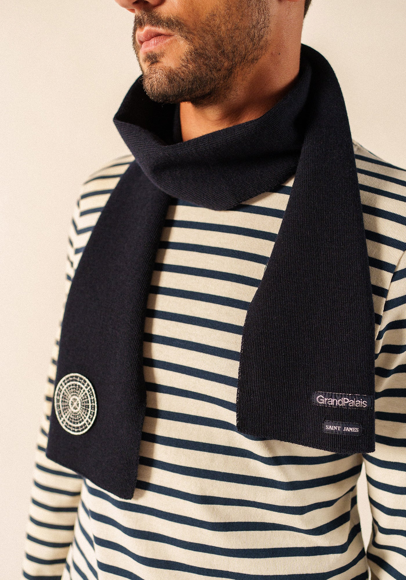 Grand Palais Scarf (NAVY)