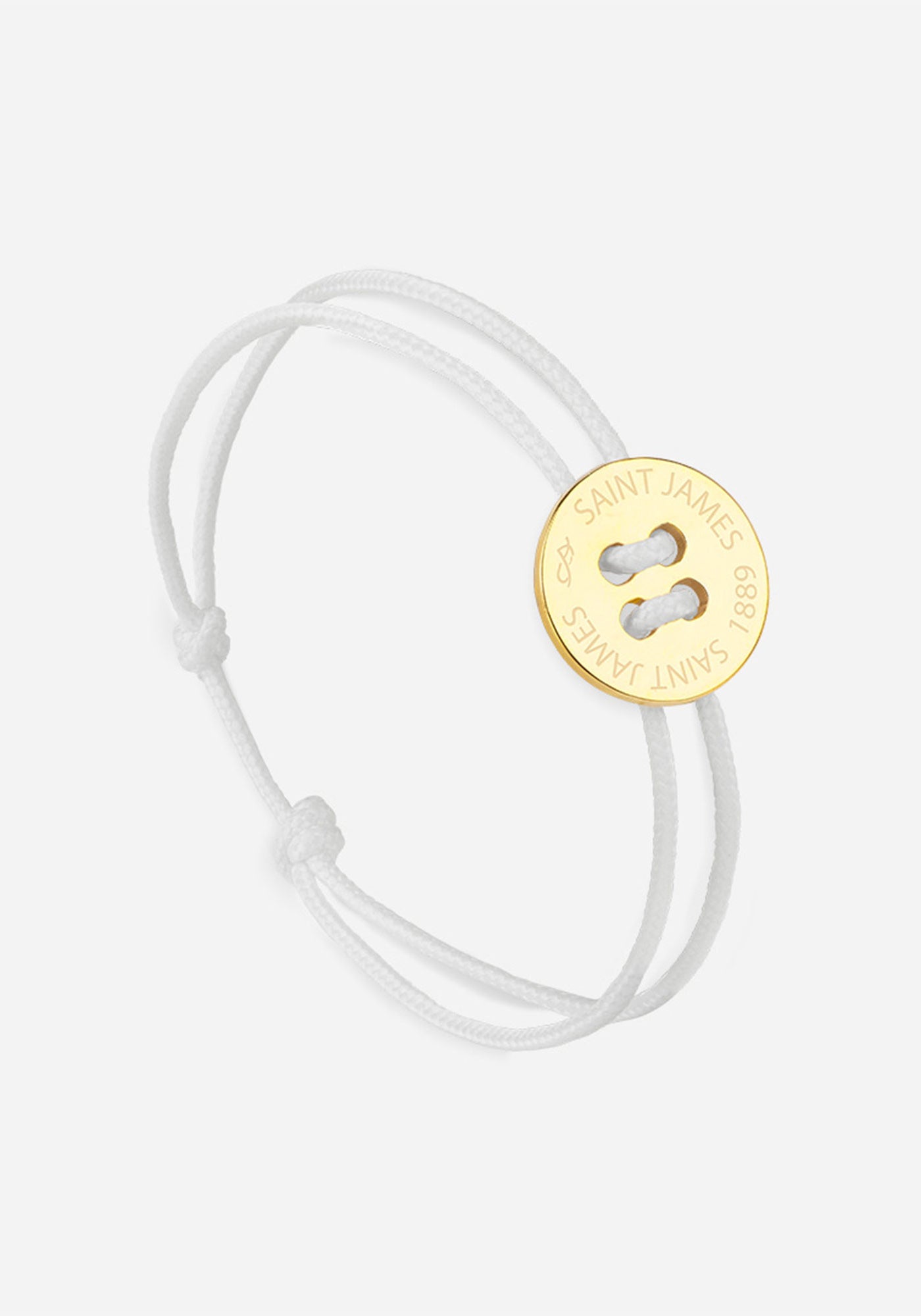 Button bracelt x Le Vent à la Française (OR/BLANC)