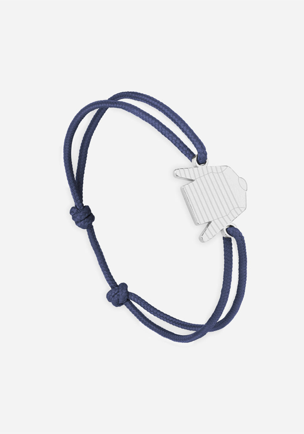 Bretin shirt bracelet x Le Vent à la Française (ARGENT/MARINE)