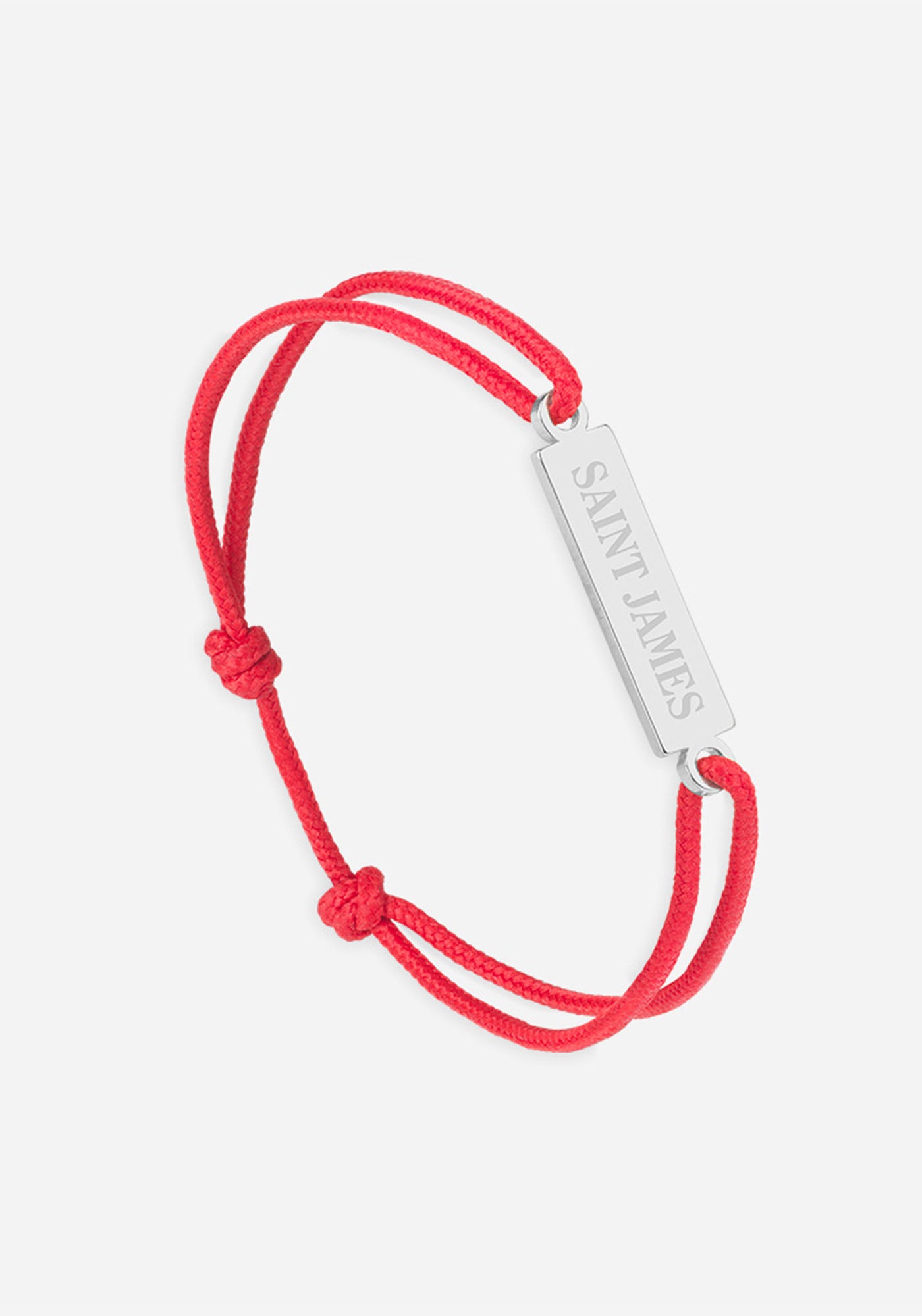 Logo bracelet x Le Vent à la Française (ARGENT/ROUGE)