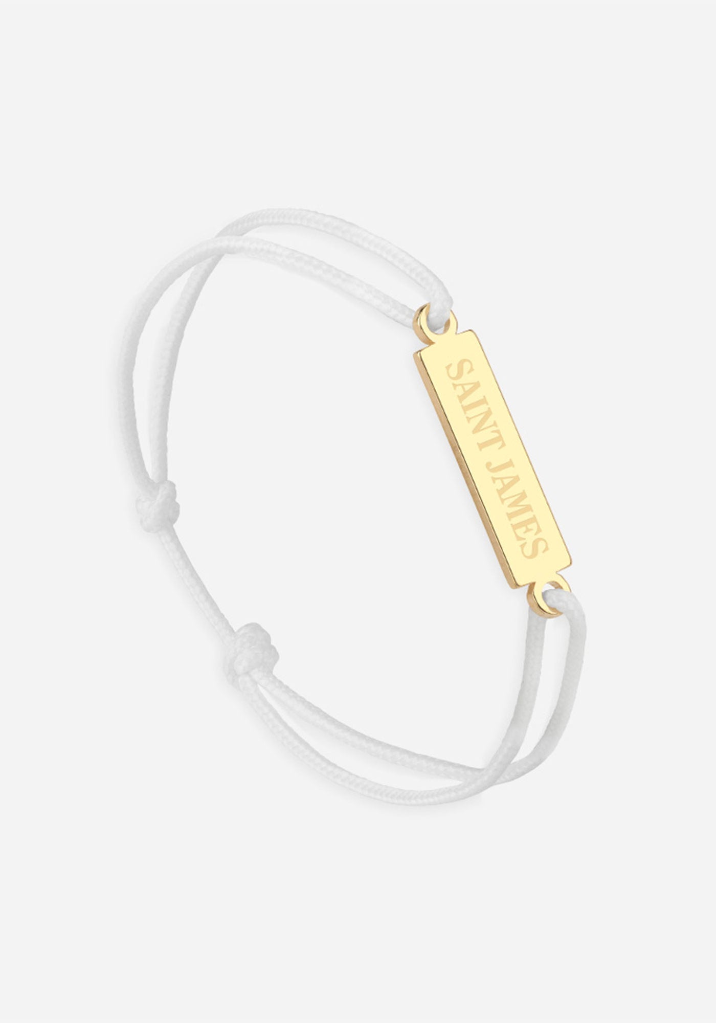 Logo bracelet x Le Vent à la Française (OR/BLANC)