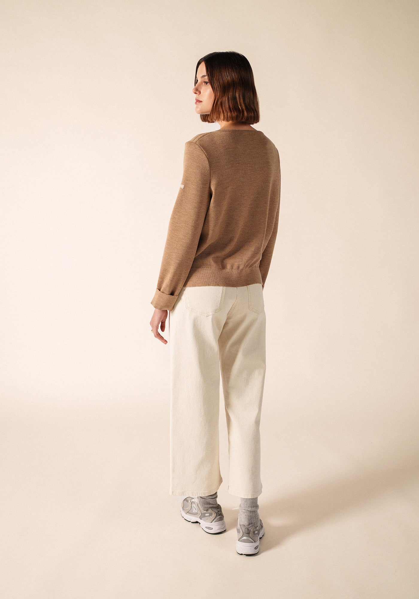 Marseillan Jumper (BEIGE FONCE/BLANC)