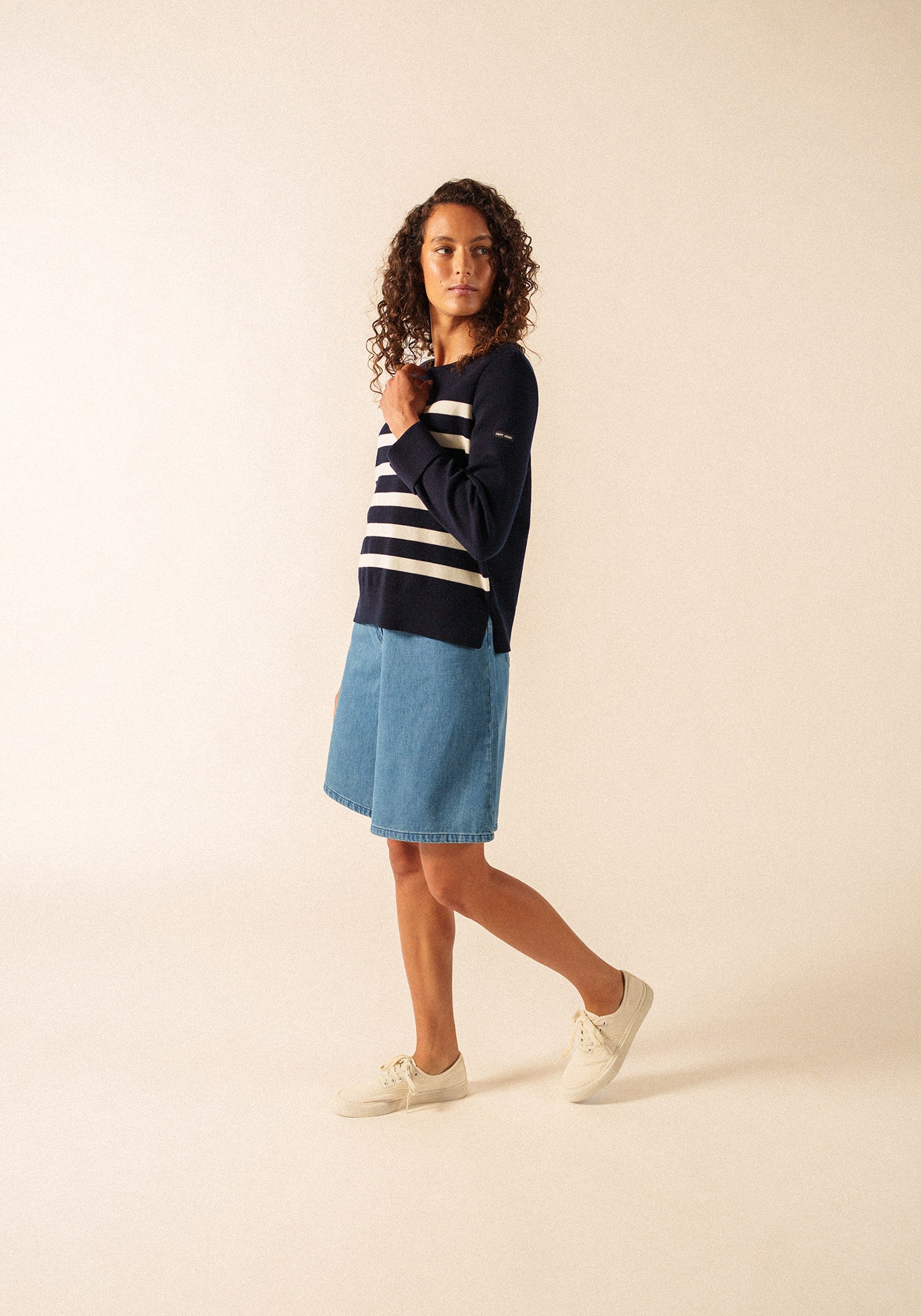 Marseillan Jumper (NAVY/BLANC)