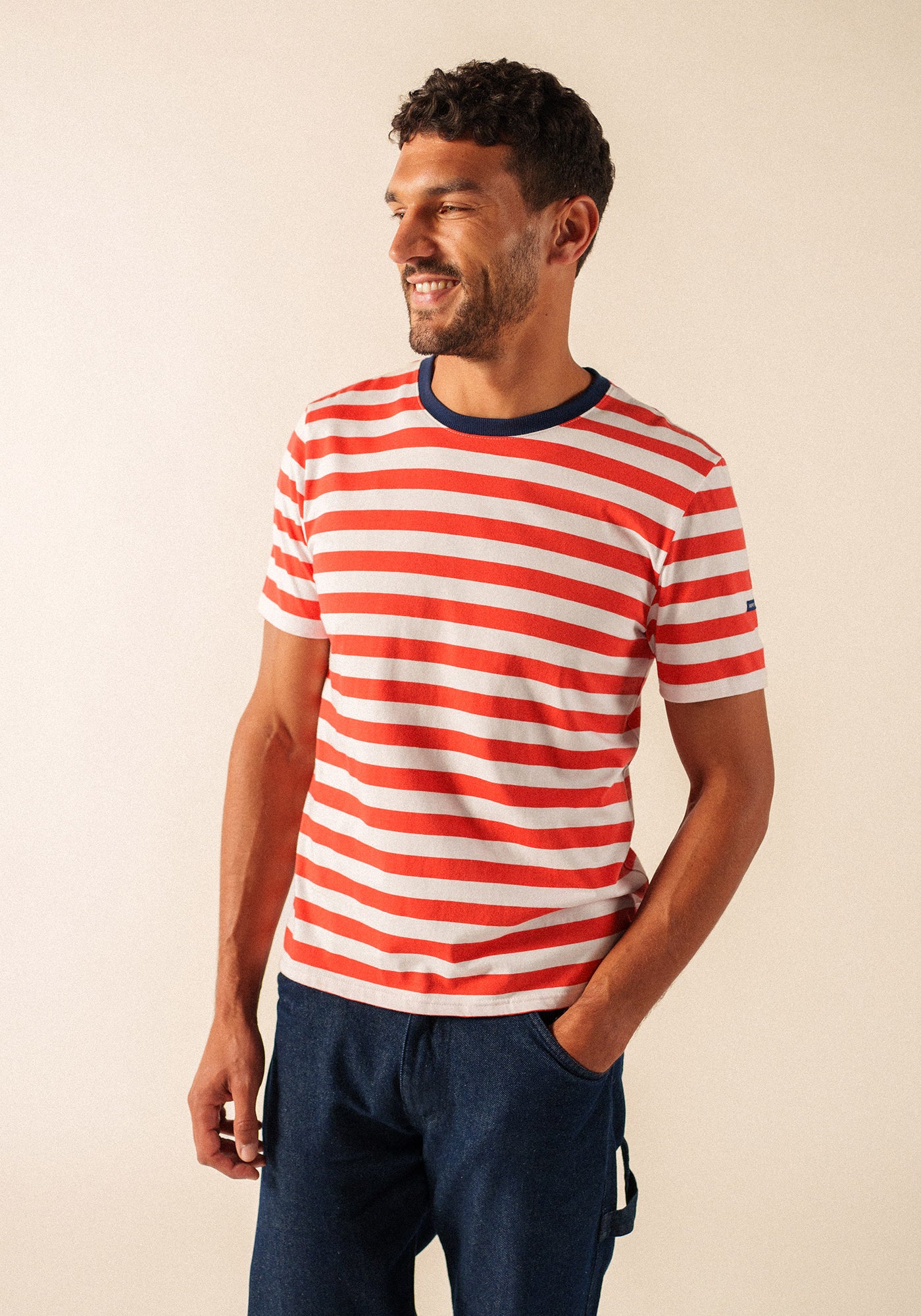 Audierne Striped Sailor Shirt (PIGMENT/NEIGE/MARINE)