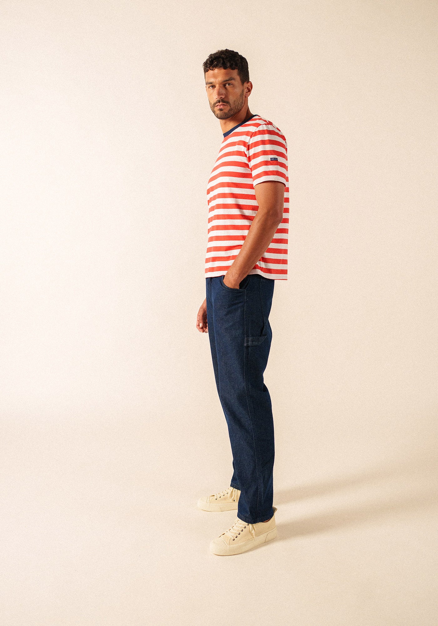 Audierne Striped Sailor Shirt (PIGMENT/NEIGE/MARINE)