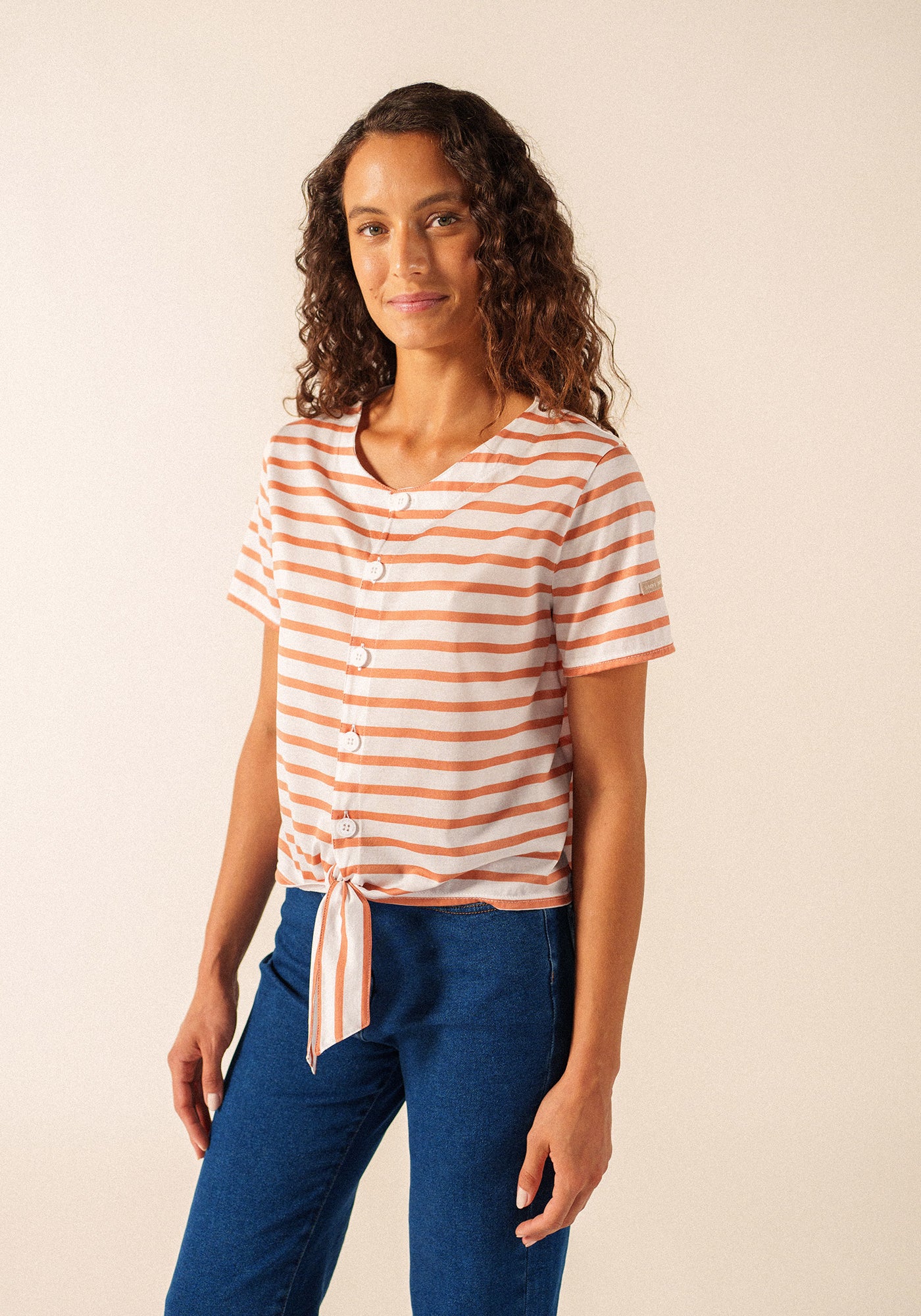 Mistral T-shirt (NEIGE/ARGILE)