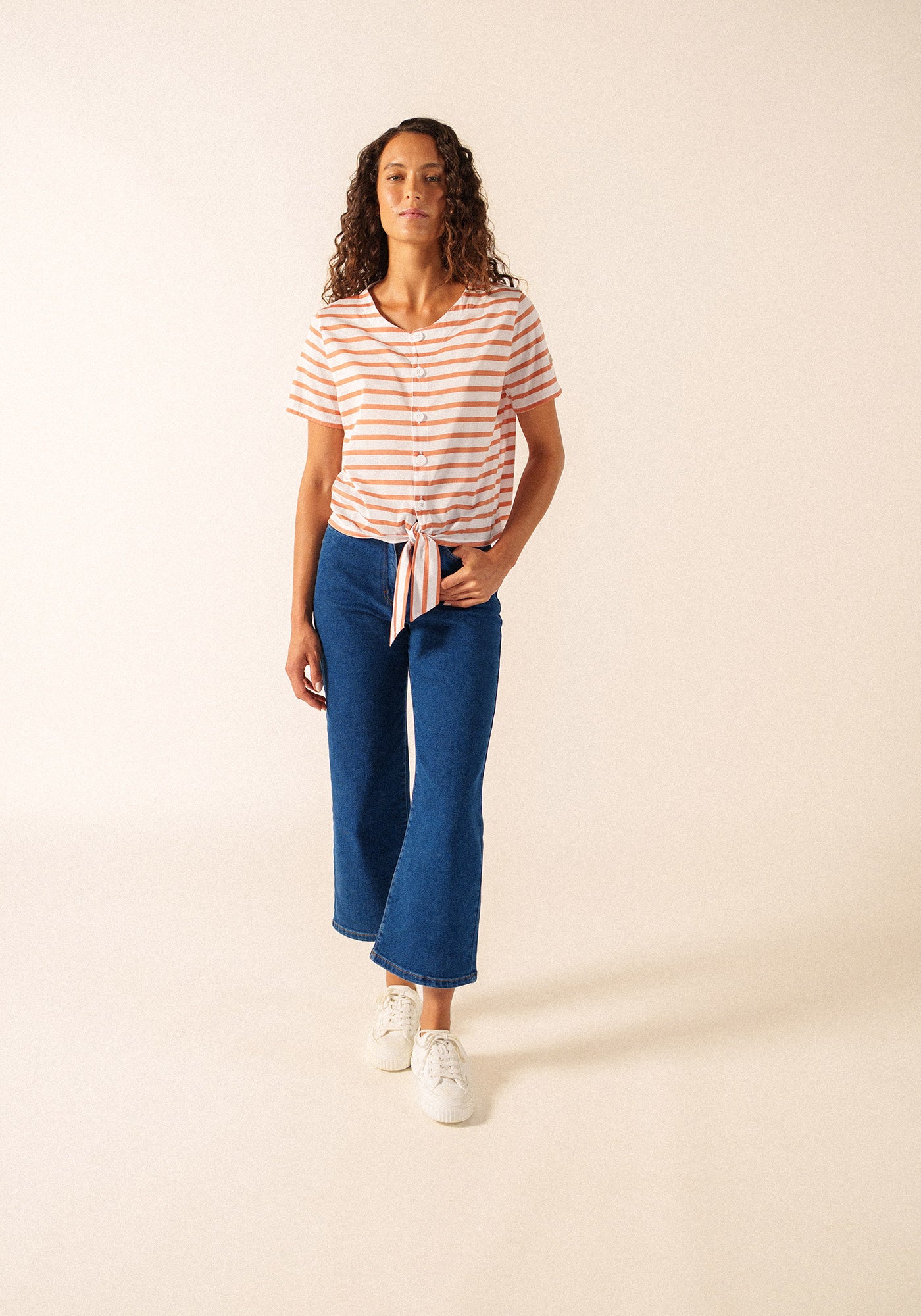 Mistral T-shirt (NEIGE/ARGILE)