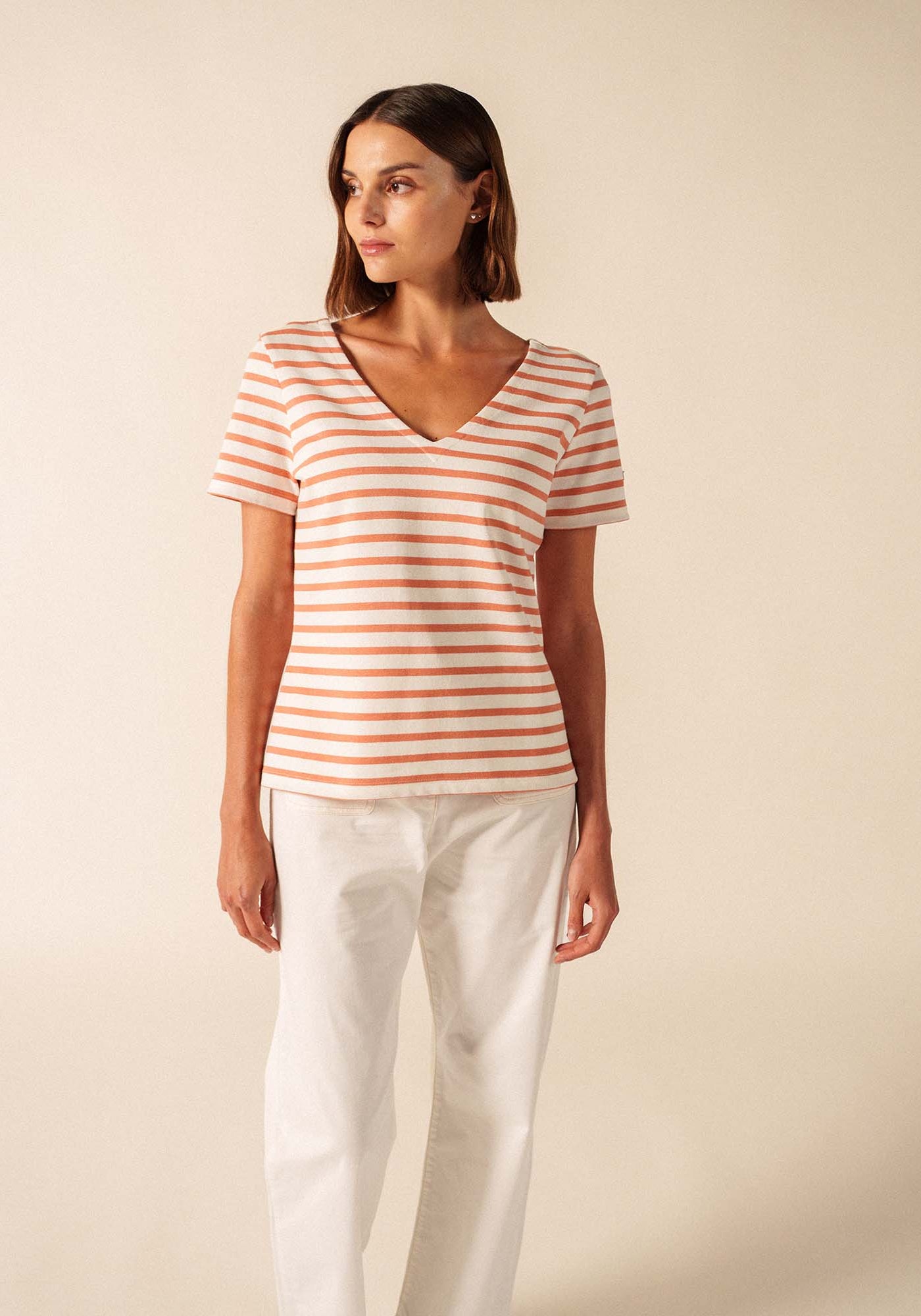 Agon T-shirt (NEIGE/ARGILE)