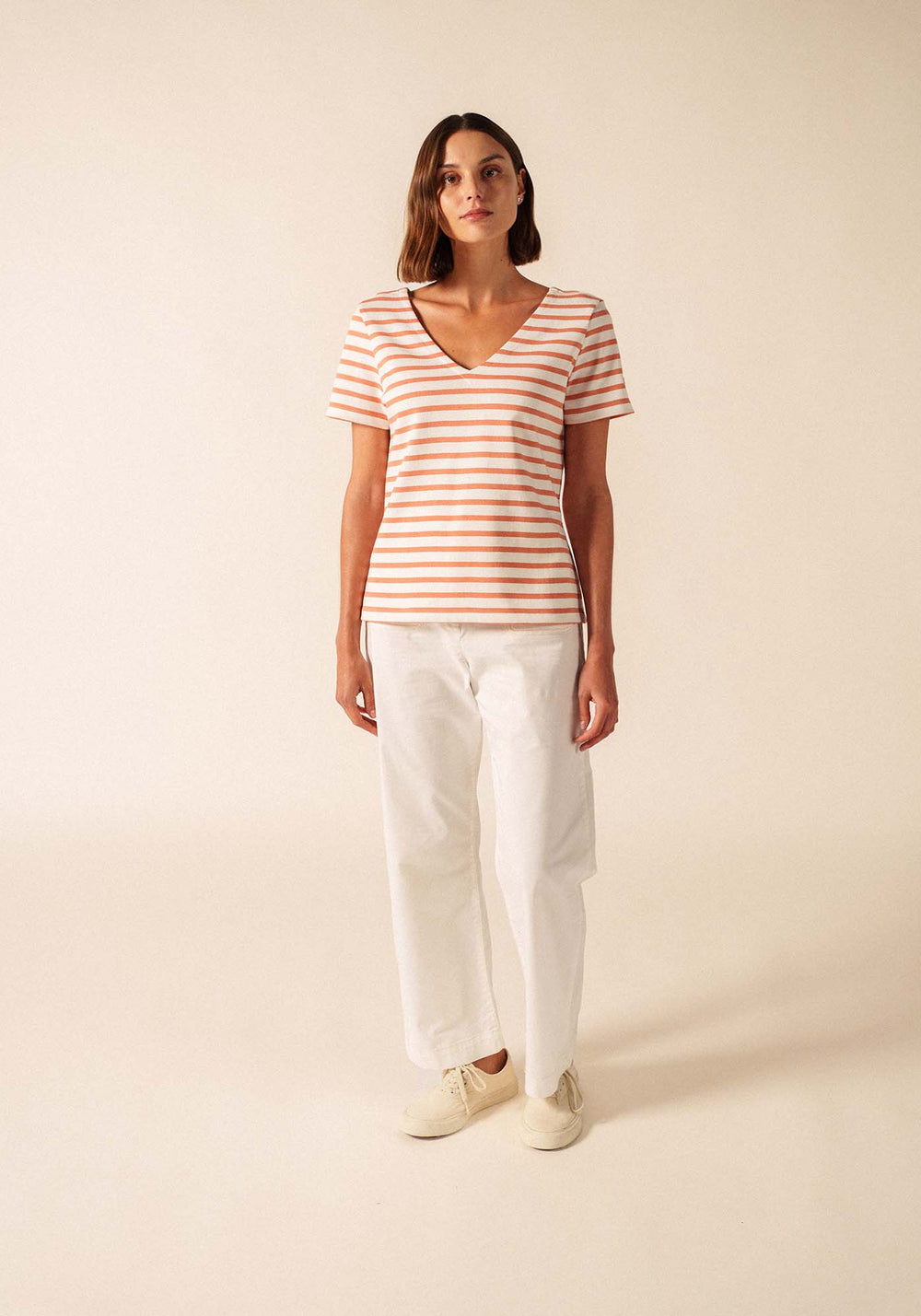 Agon T-shirt (NEIGE/ARGILE)