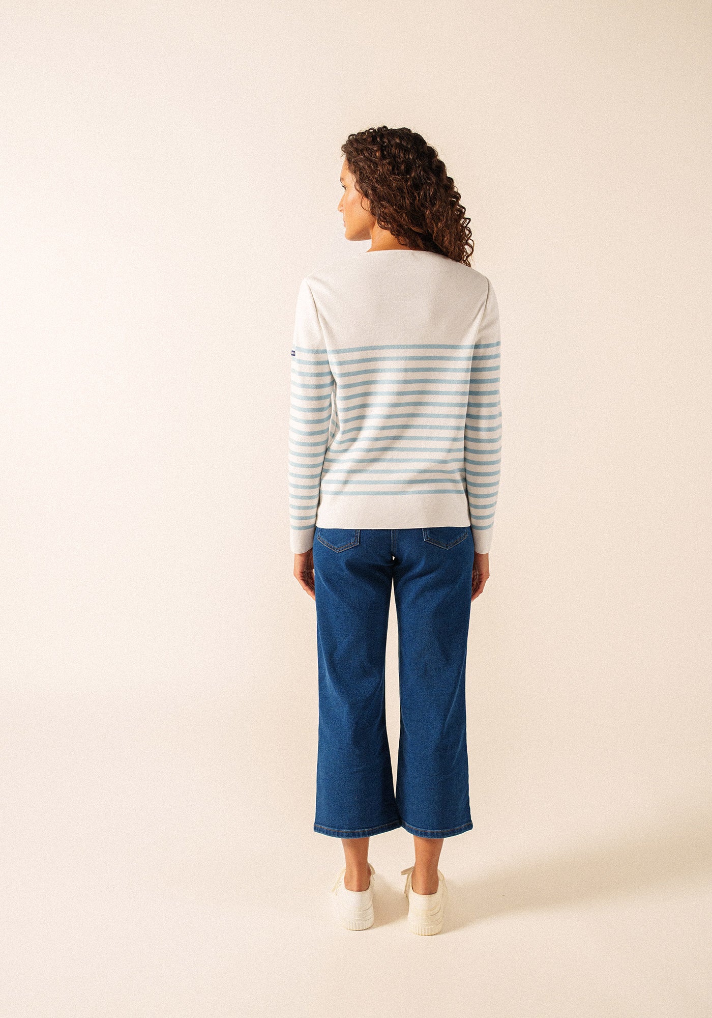Bréhat Cotton Jumper (BLANC/NUANCE)