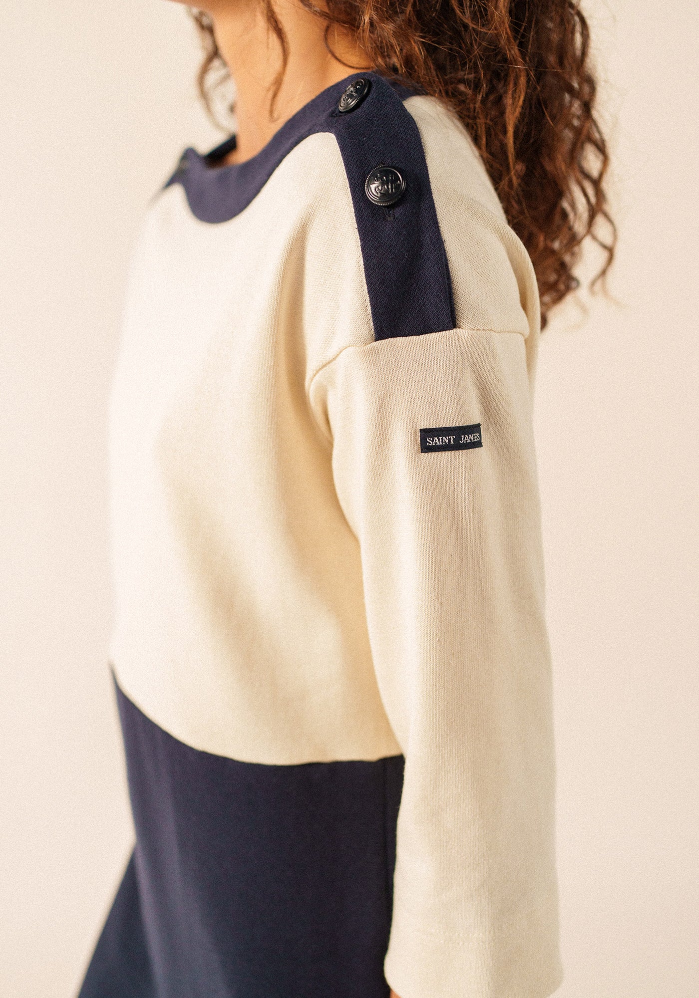 Dali Dress x Isabelle Ballu (NAVY/ECRU)