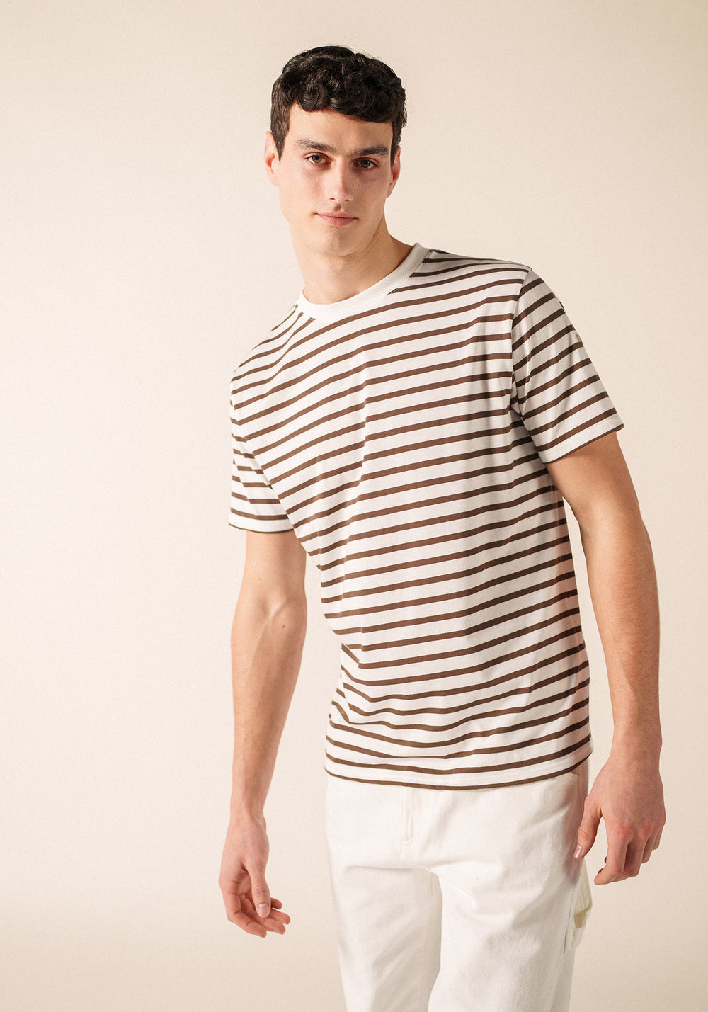 Plouider Sailor Striped Shirt (NEIGE/EXPRESSO)