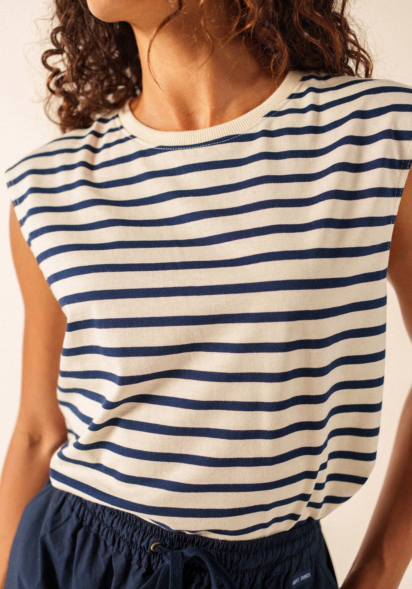 Banyuls T-shirt (ECRU/MARINE)