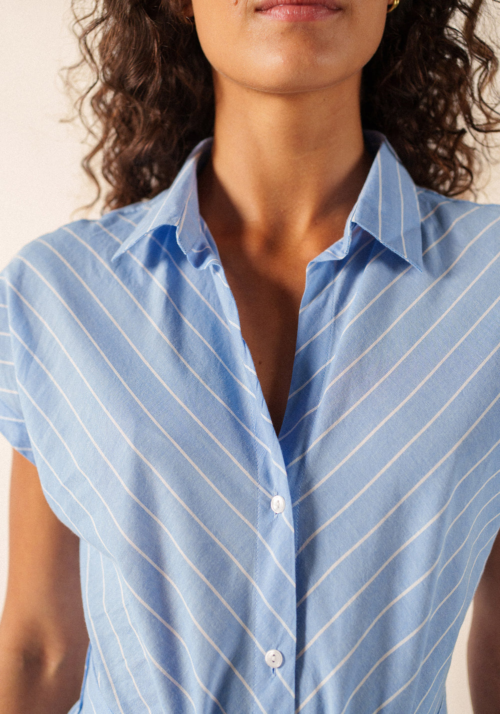 Maelys Dress (BLEU/BLANC)