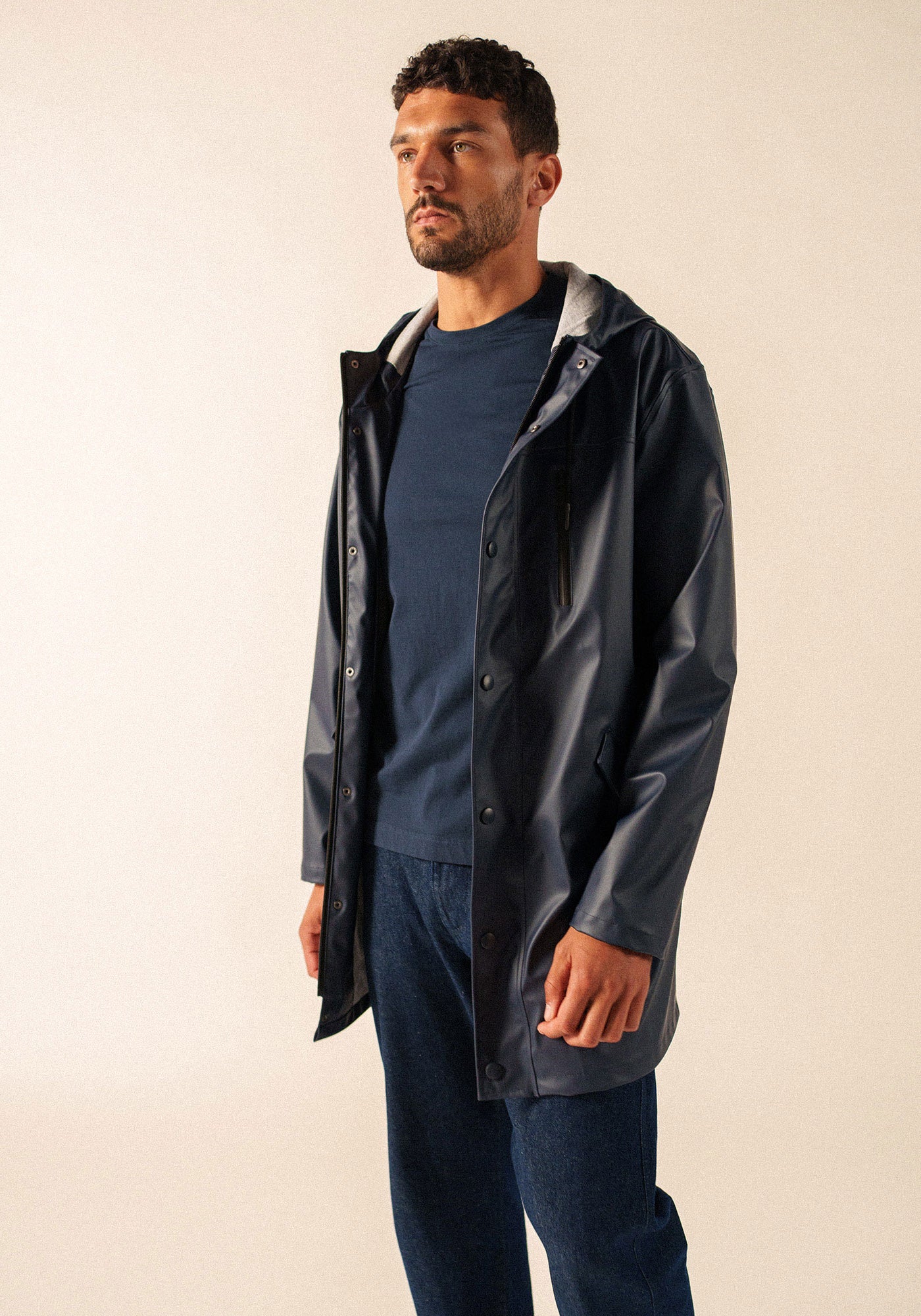 St Hélio Raincoat (NAVY)