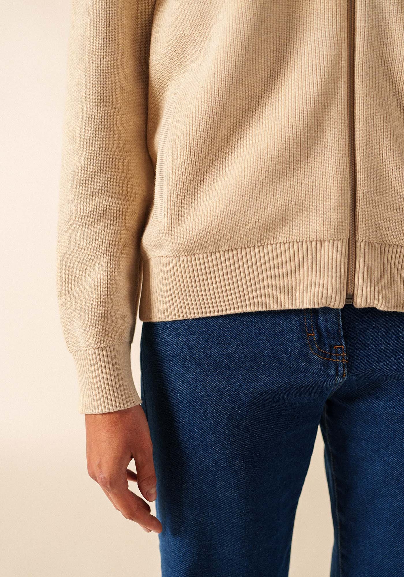 Lagos Cardigan (BEIGE CHINE)