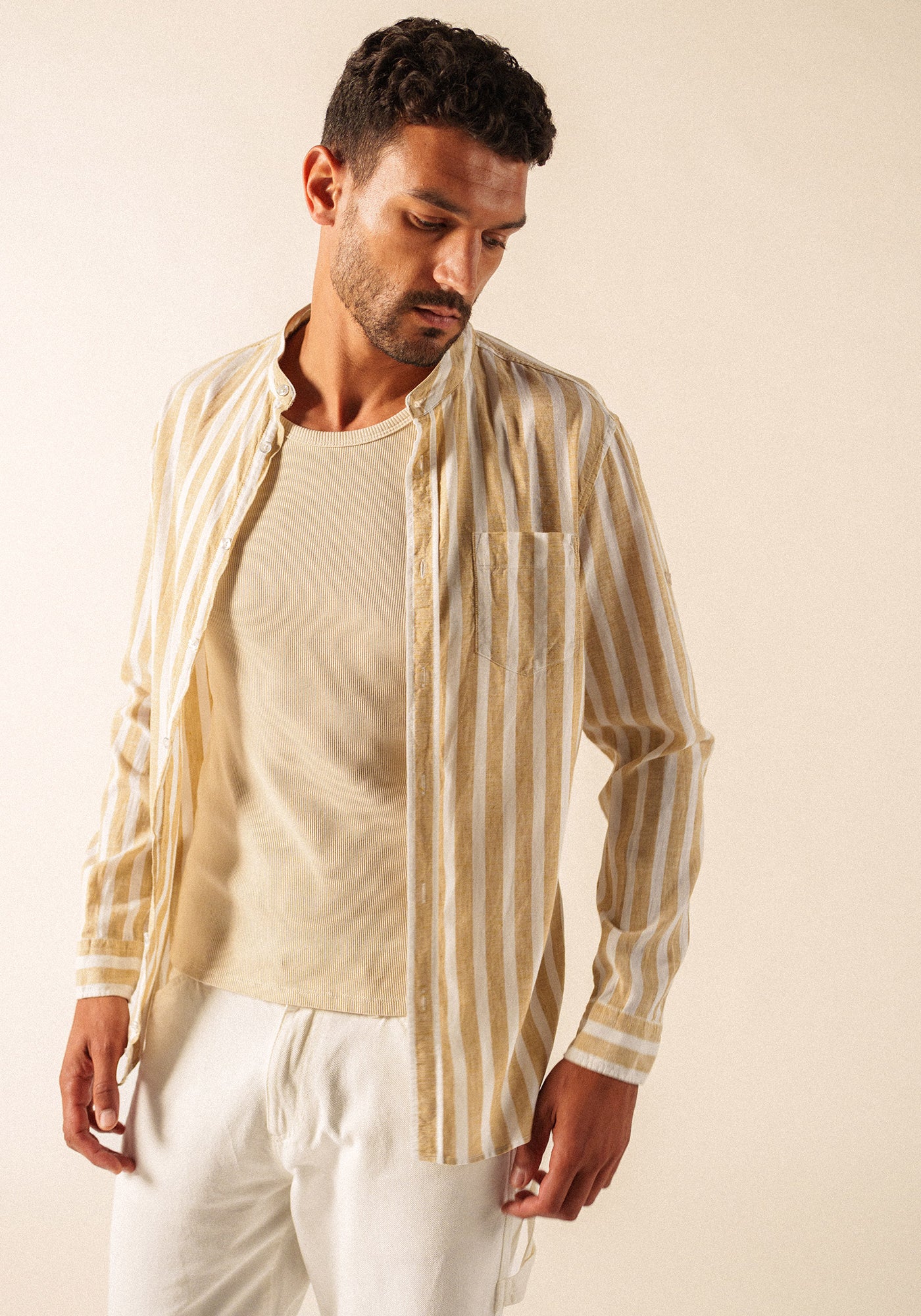 Liam Shirt (BLANC/PLAGE)