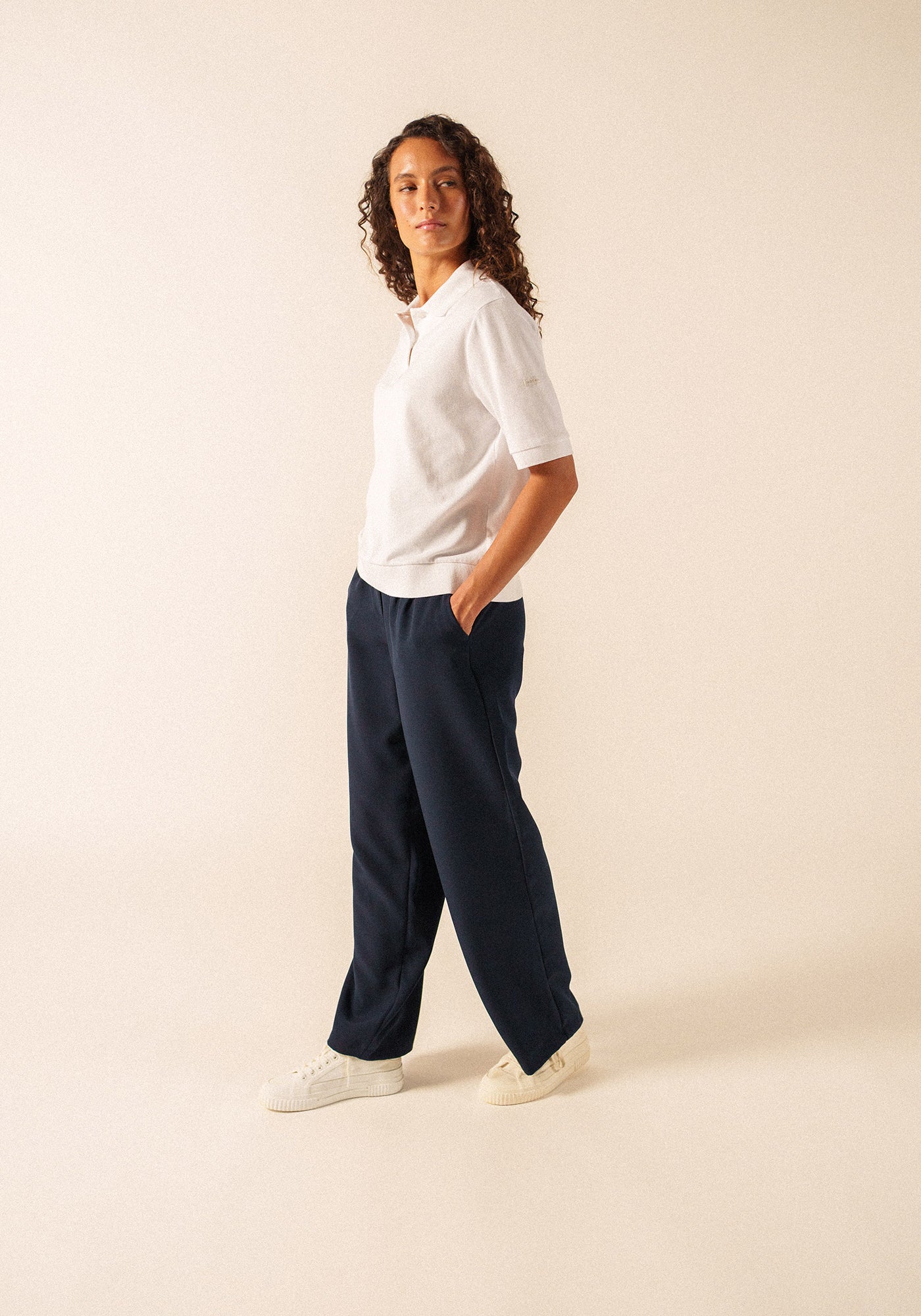 Carola Polo Shirt (BLANC)