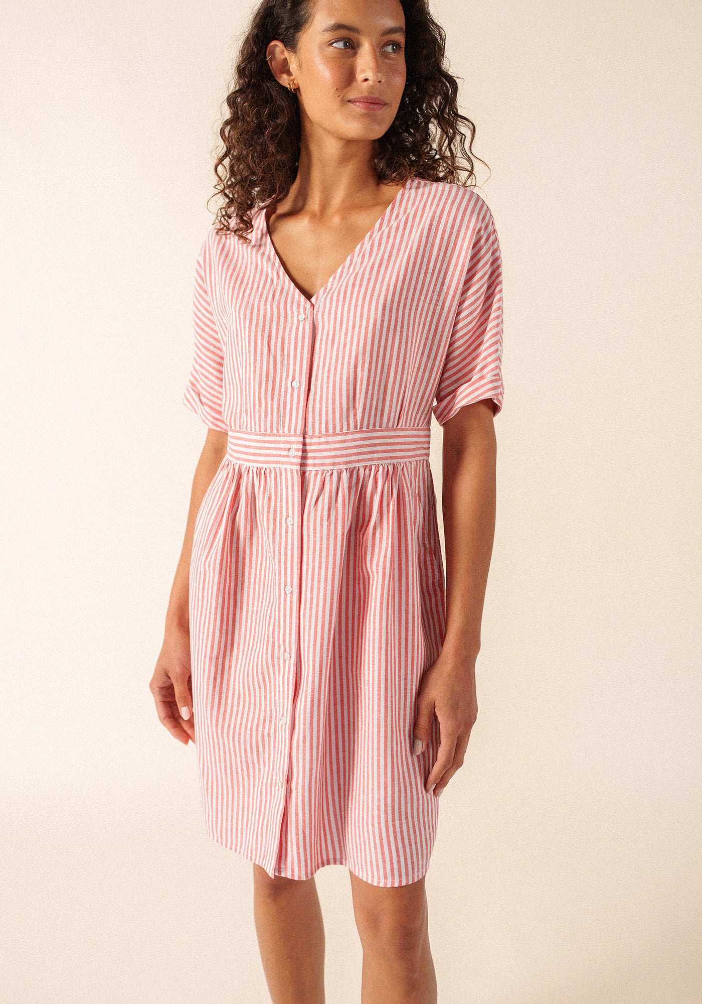 Mathilde Dress (BLANC/PIGMENT)