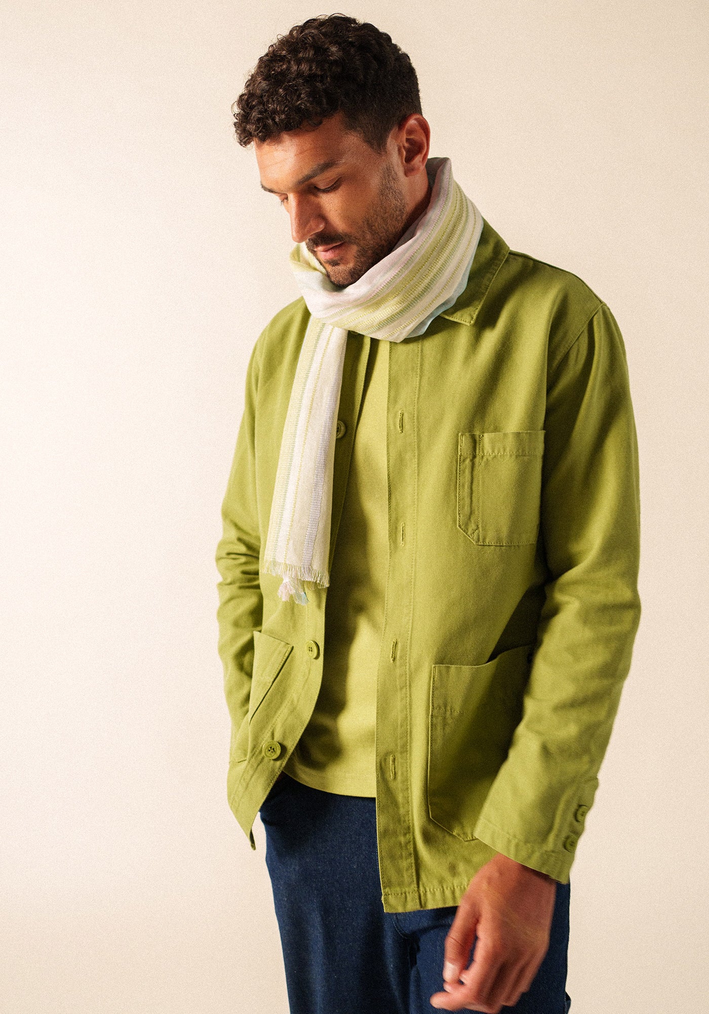 Multicolour Striped Scarf (ACCALMIE)