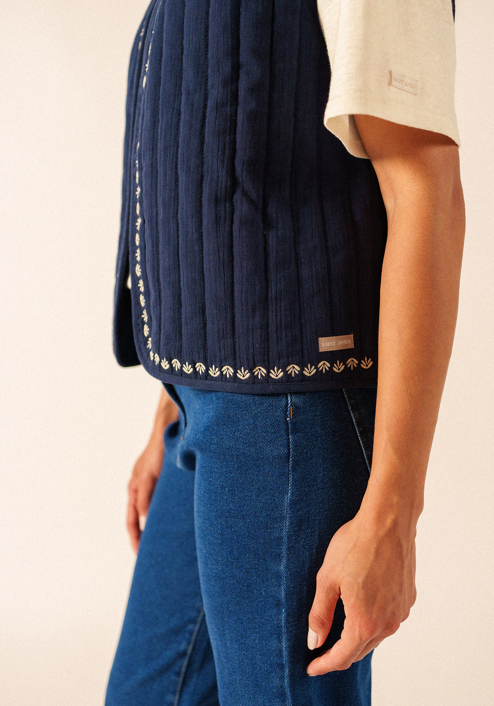 Ste Lily Jacket (MARINE/TOILE)